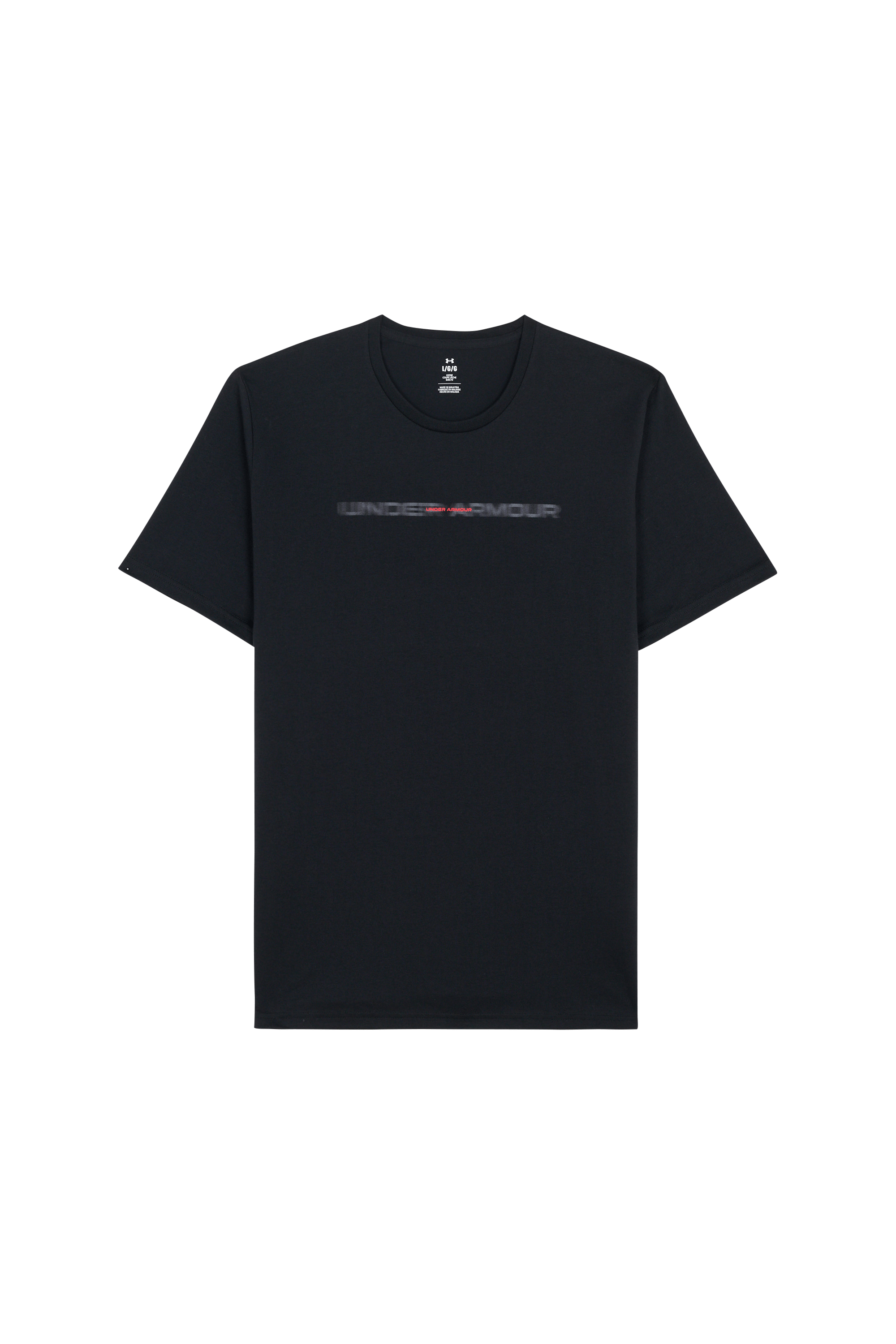 T-shirt UA M BLUR WM SS Black /red