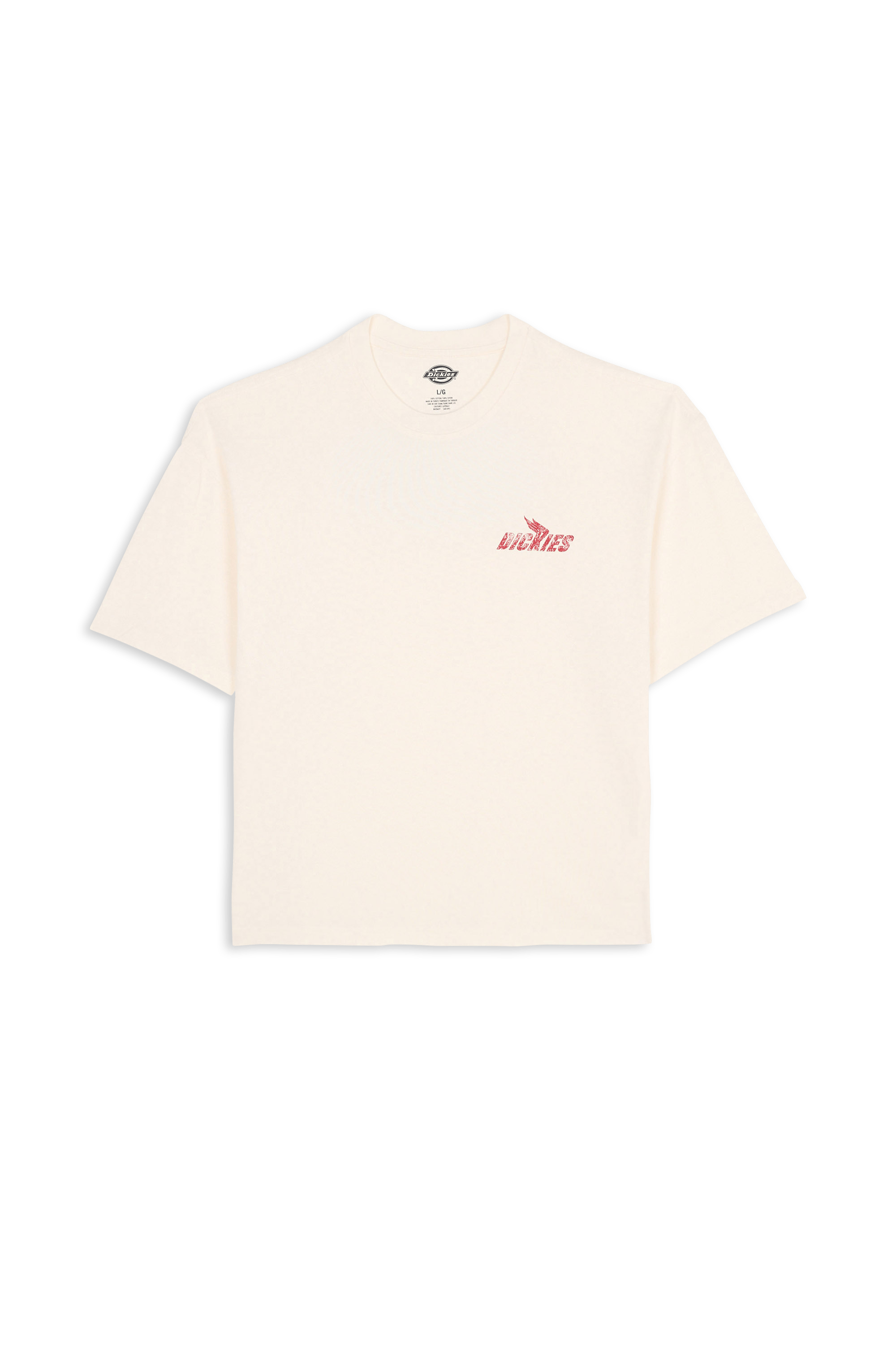 Regular-fit round-neck cotton T-shirt DICKIES Beige