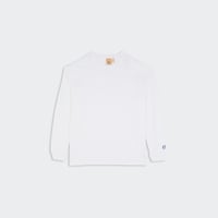 T-shirt Long Sleeve Crewneck T-Shirt White 002