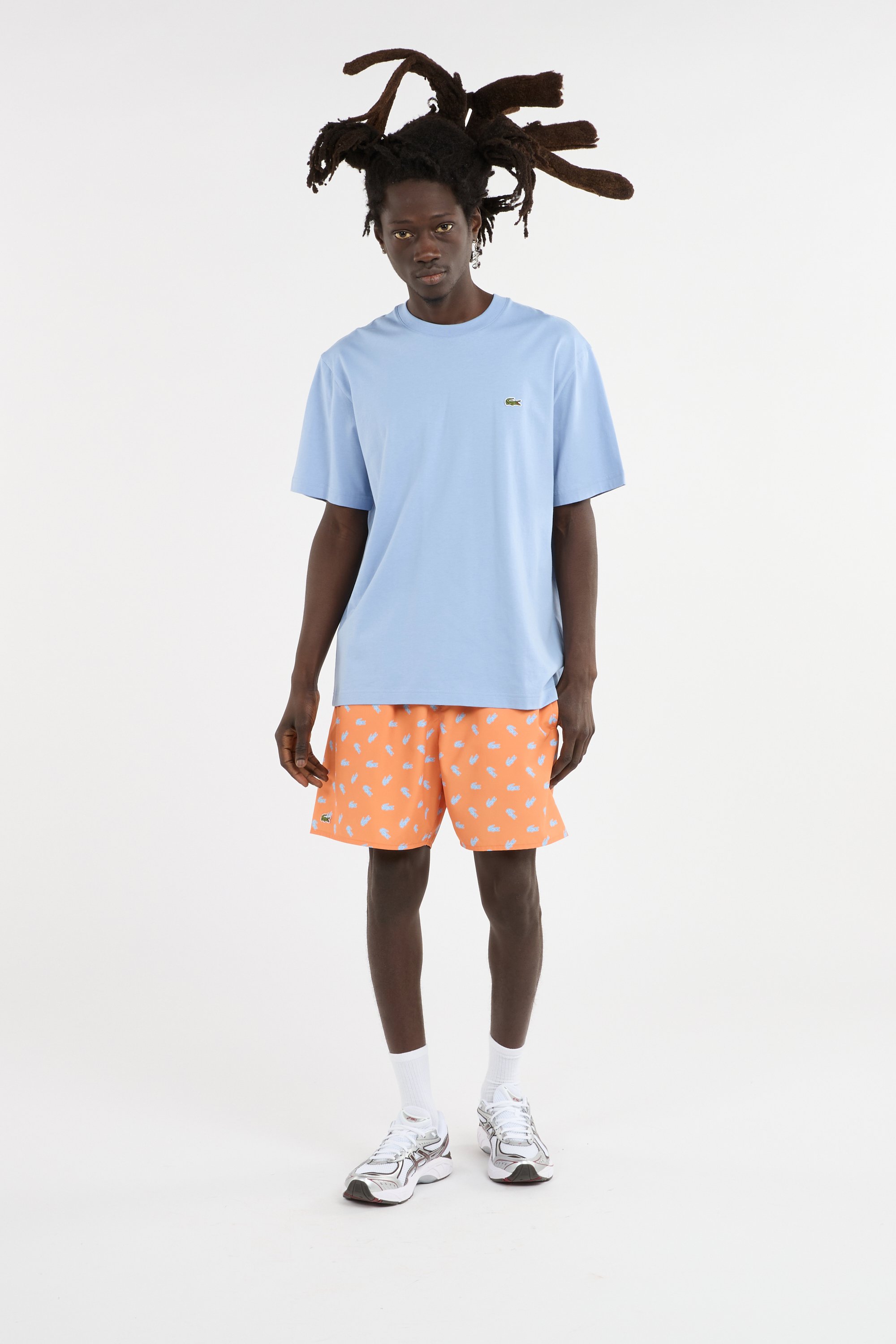 Short de bain LACOSTE Orange