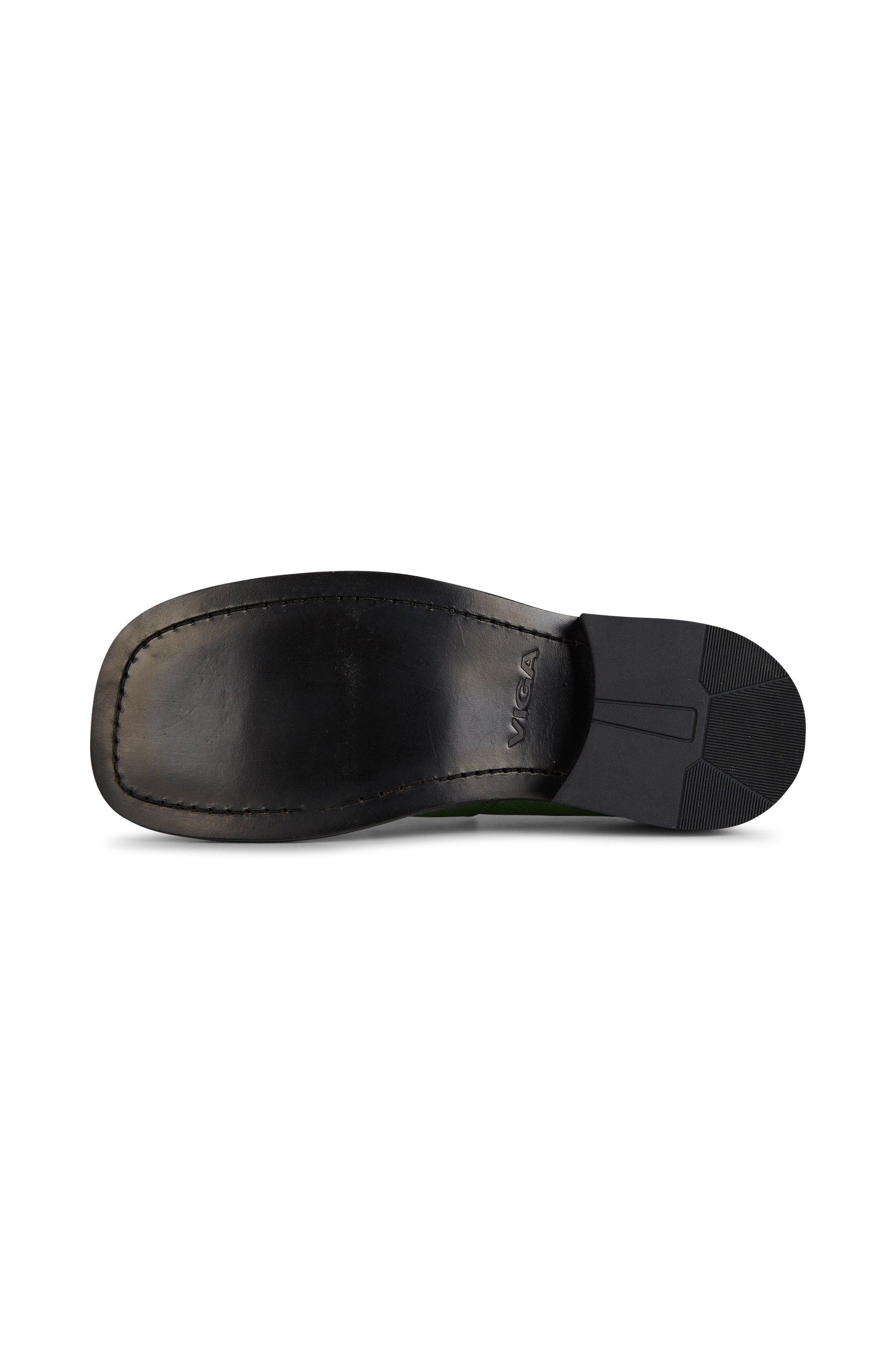 Leather deck shoes | Green VIGA Men