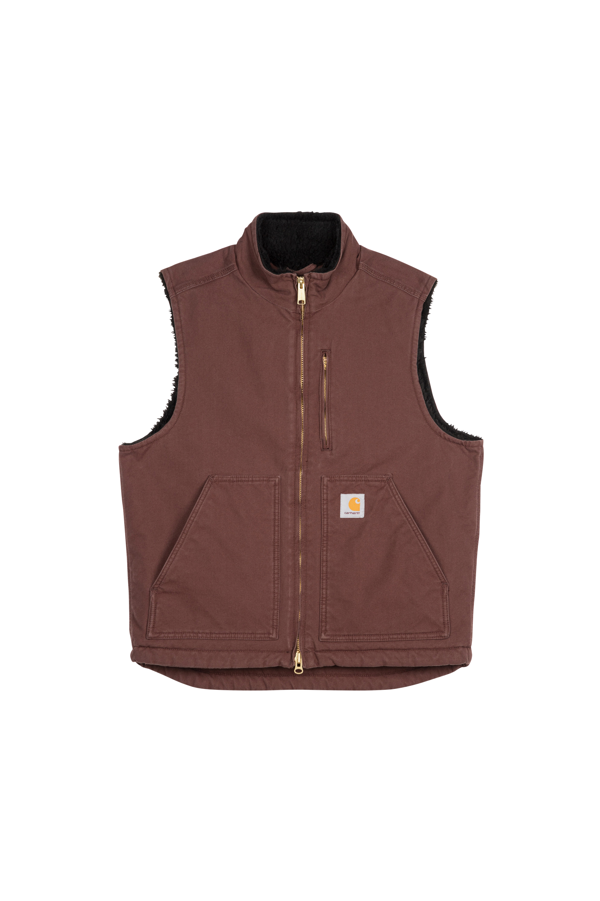 Veste sans manches Marron