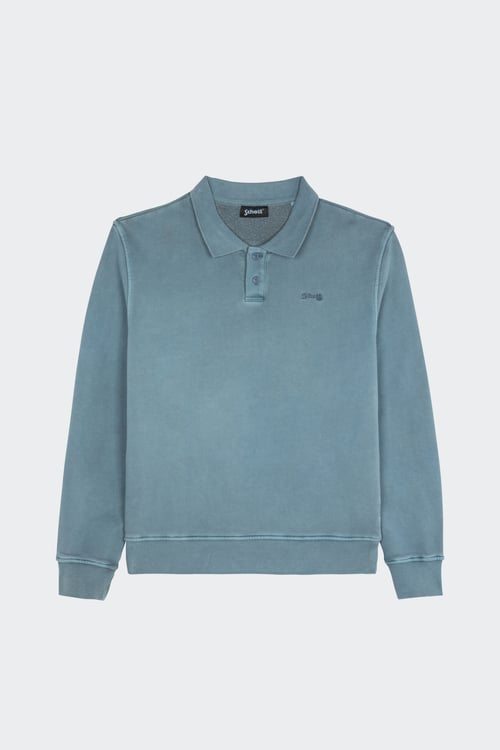 Schott - Polo - Taille S Bleu homme