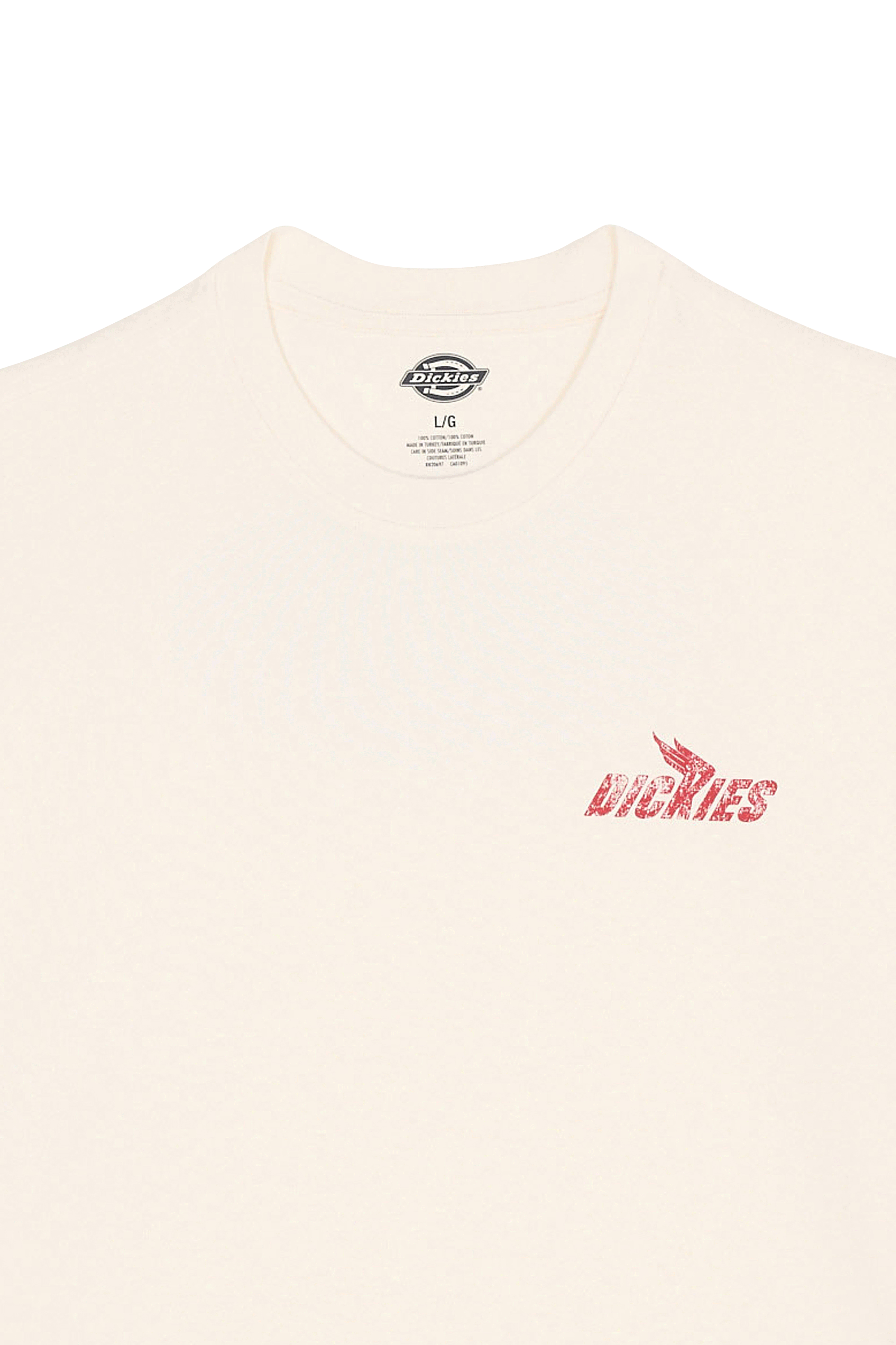 Regular-fit round-neck cotton T-shirt | Beige DICKIES Men