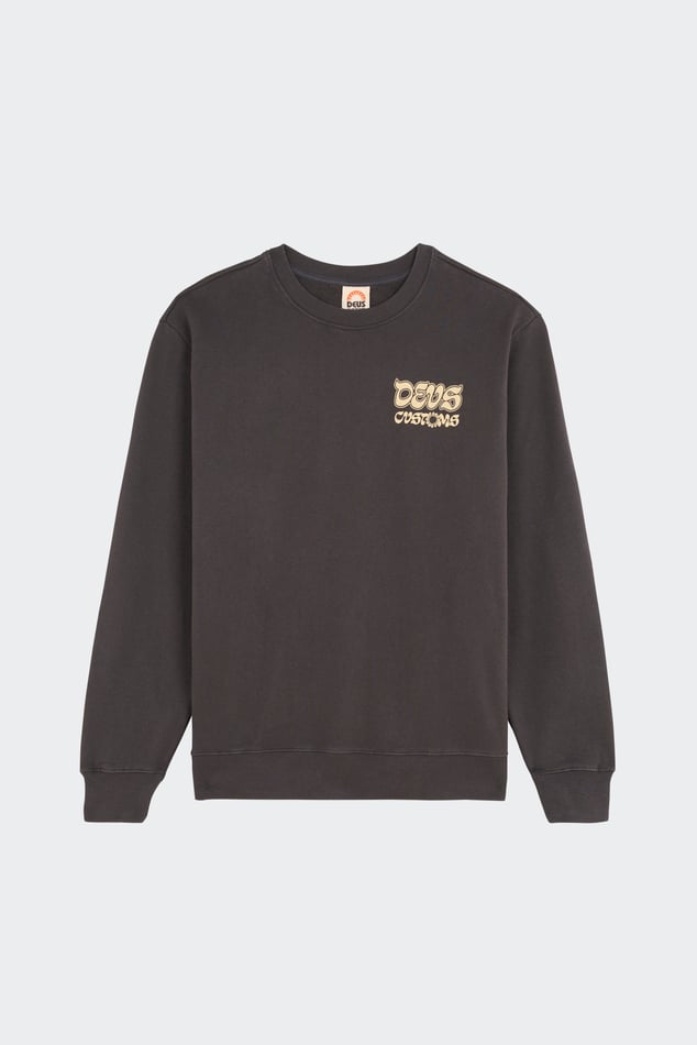 Sweatshirt Rinse Wash Crew Grey Deus Ex Machina Man Citadium