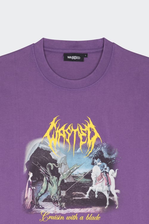 WASTED T-shirt Violet