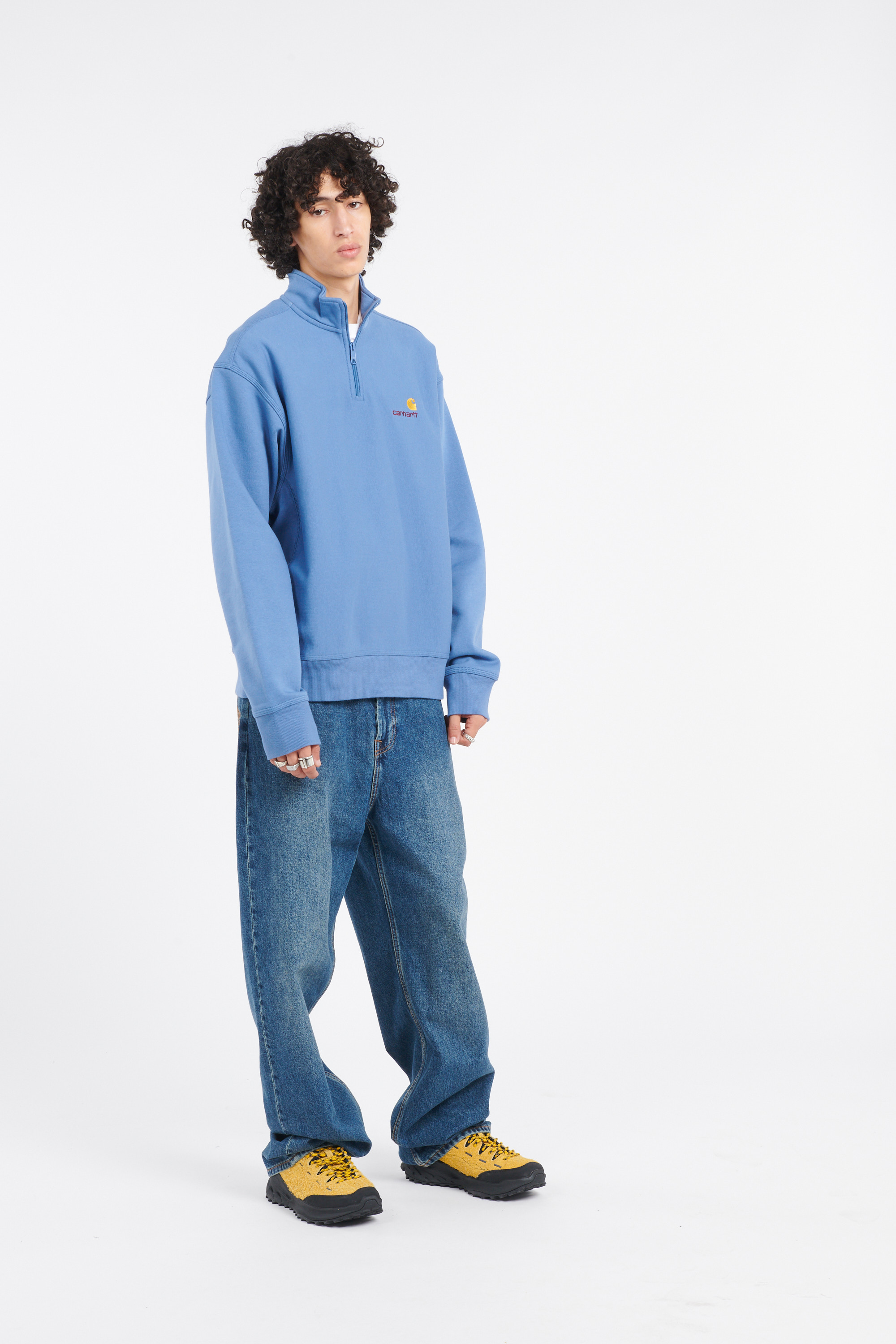 Sweat zippé  Bleu