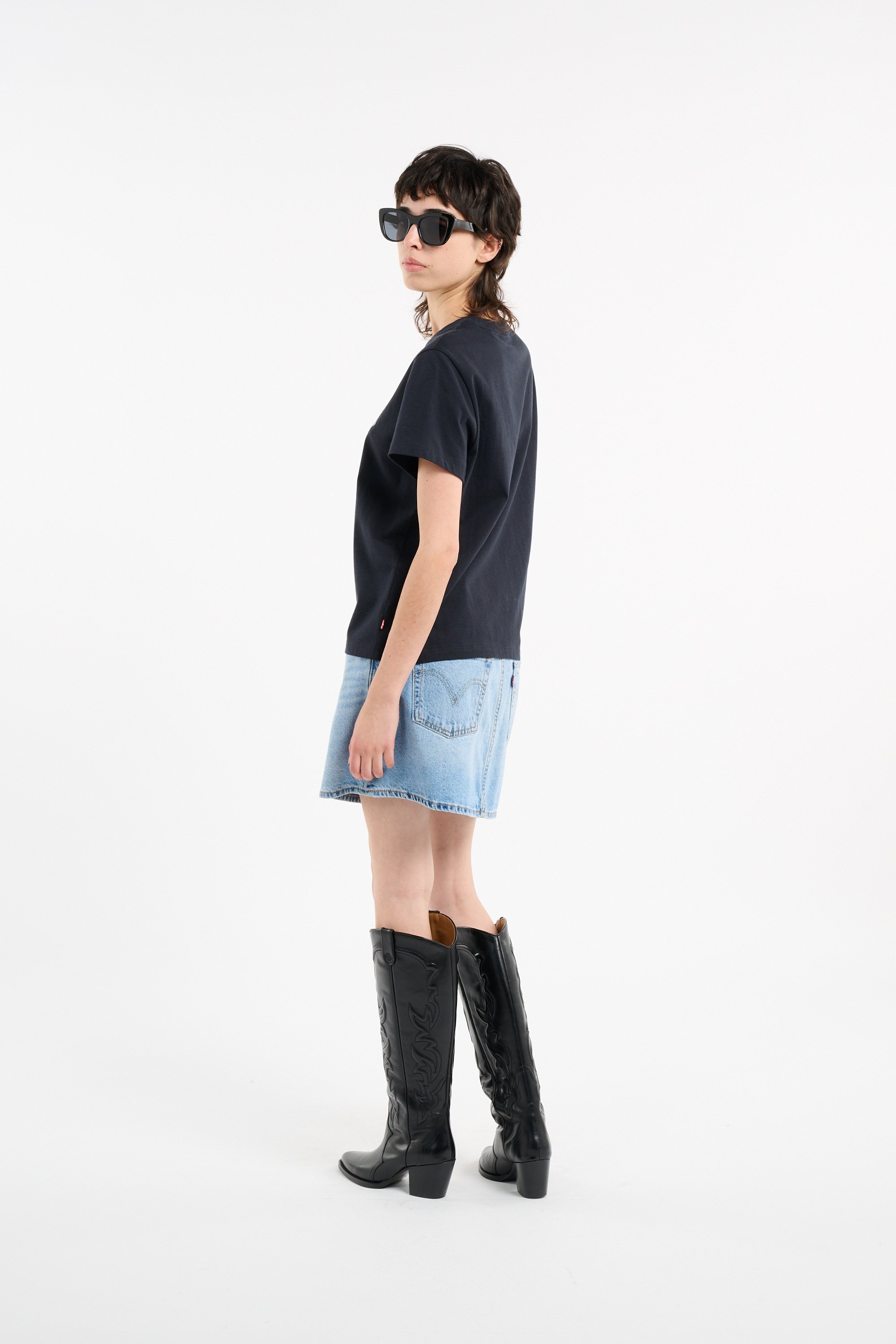 Jupe courte en denim | Bleu LEVI'S Femme