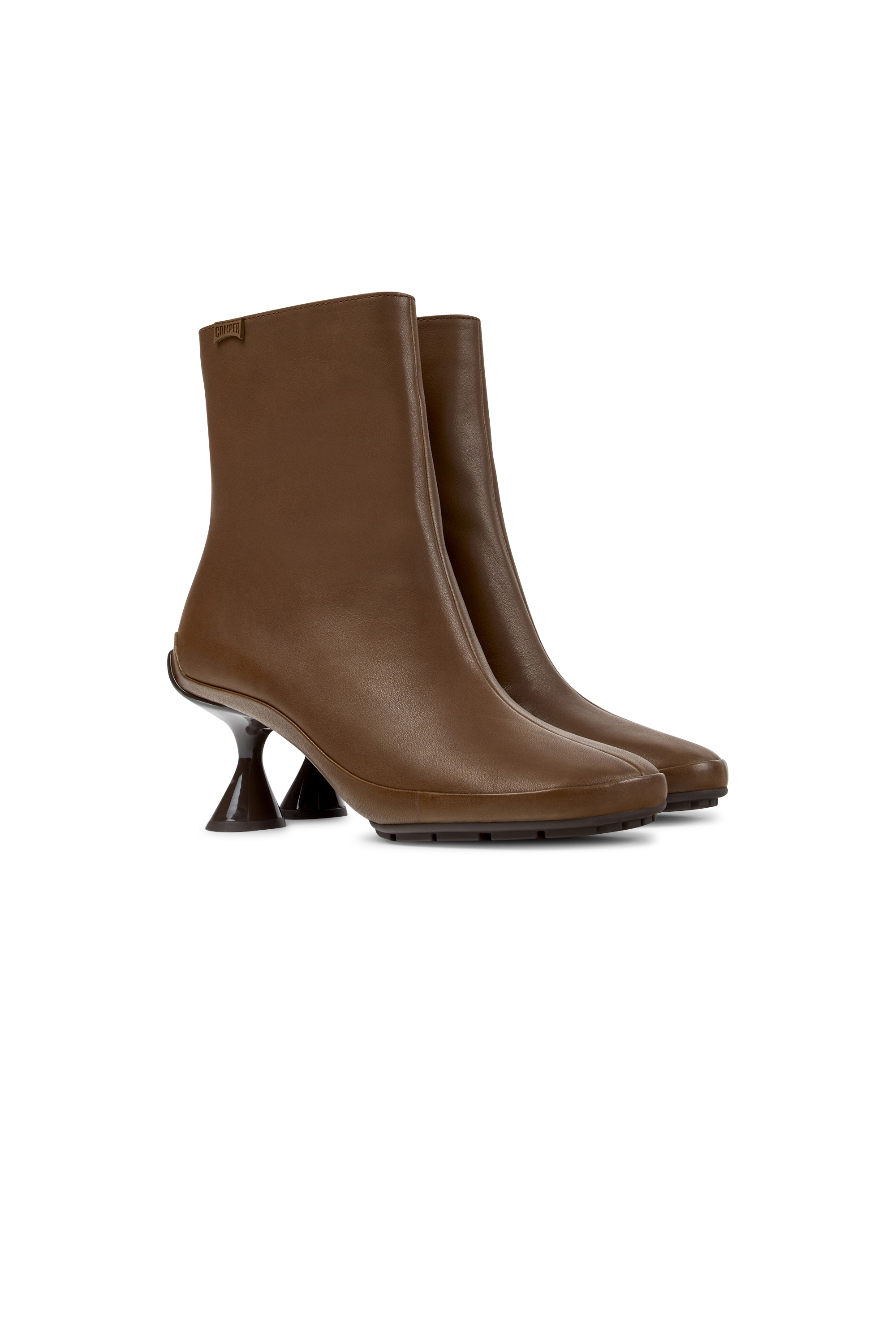 Bottines en cuir | Marron CAMPER Femme