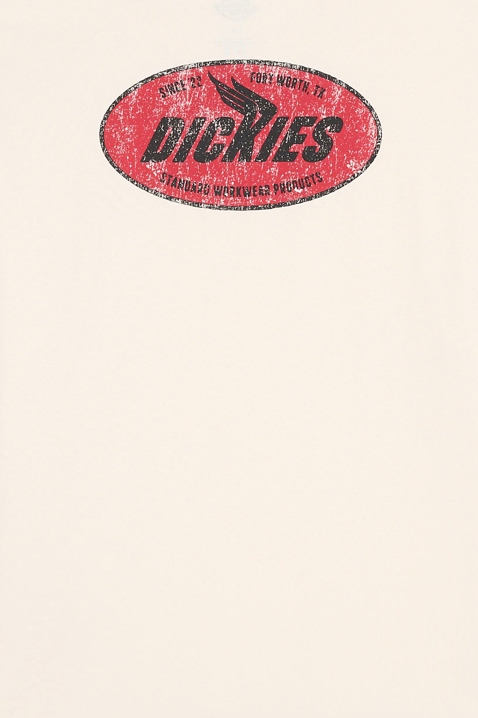 Regular-fit round-neck cotton T-shirt | Beige DICKIES Men