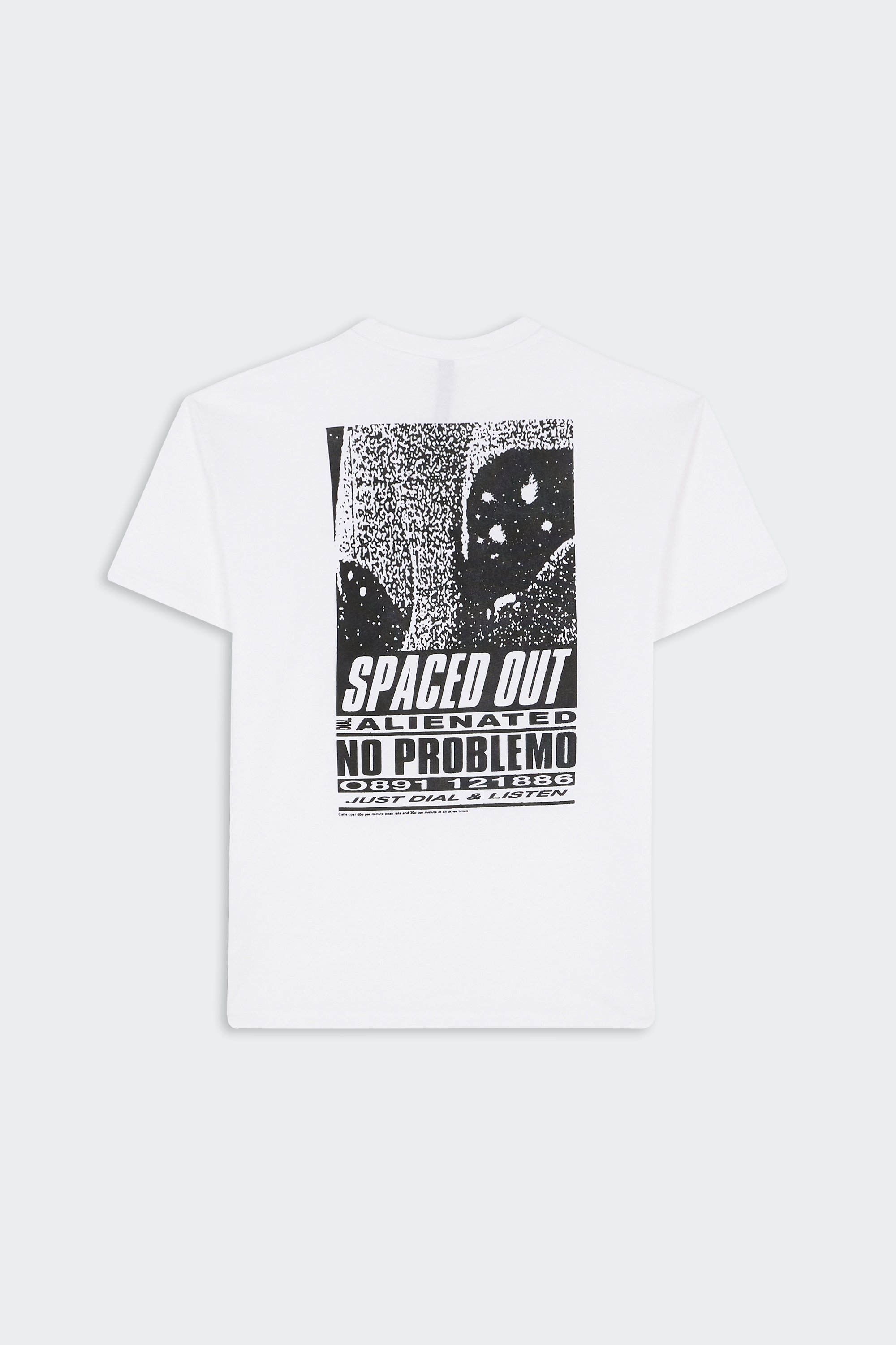 Regular-fit round-neck cotton T-shirt | White by NO PROBLEMO Regular-fit round-neck cotton T-shirt White