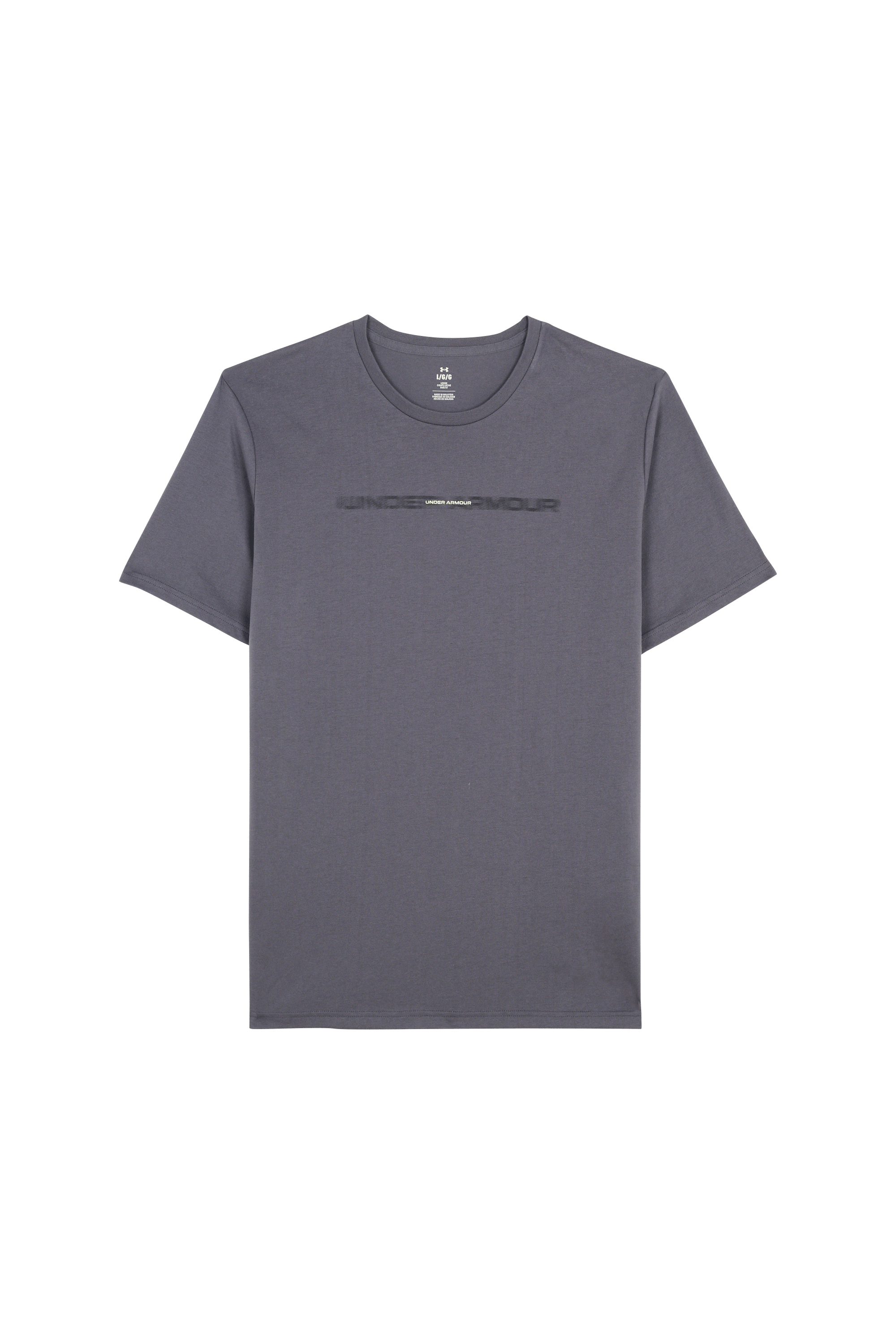 T-shirt UA M BLUR WM SS Castlerock /fade gre