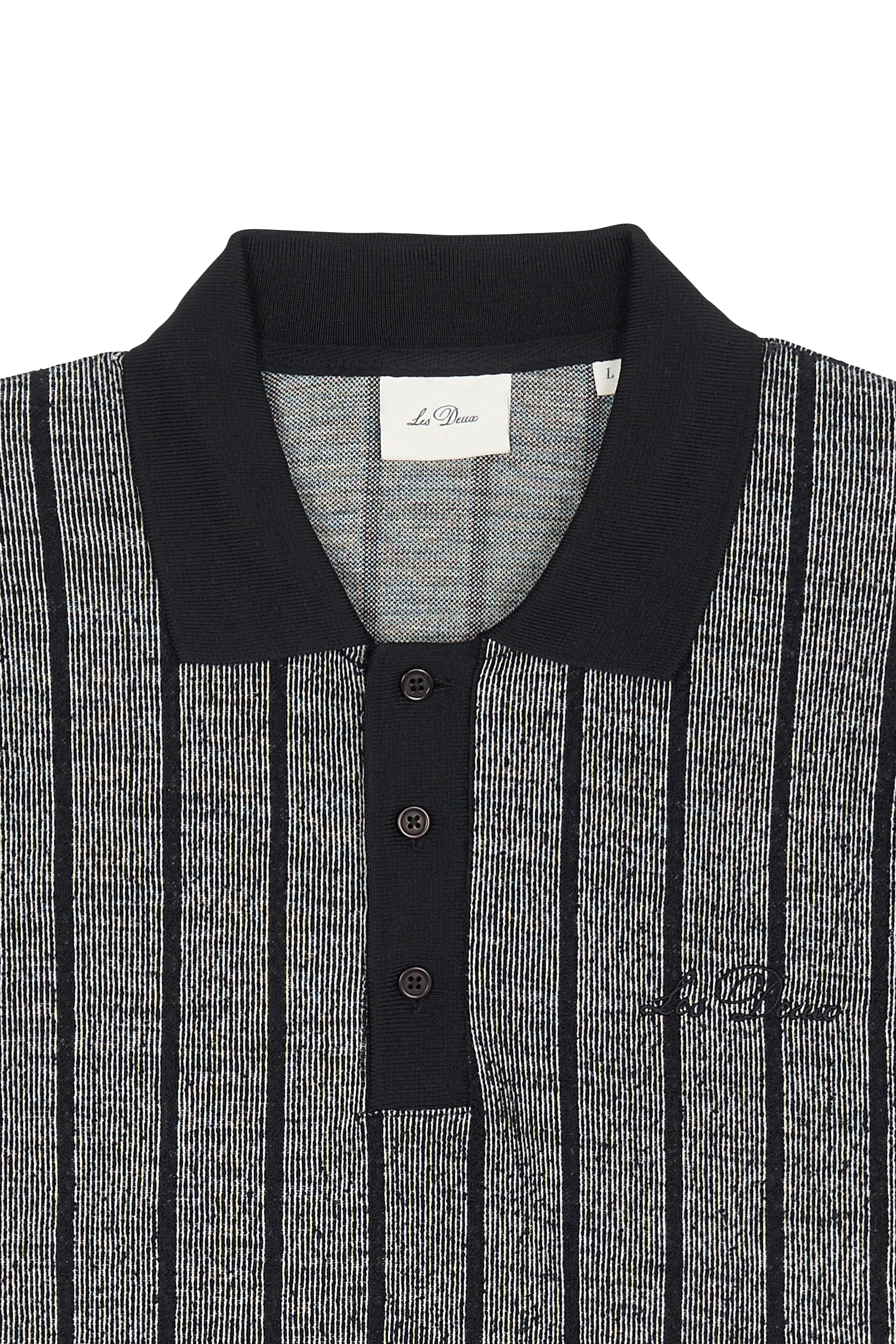 Polo shirt | Black LES DEUX Men