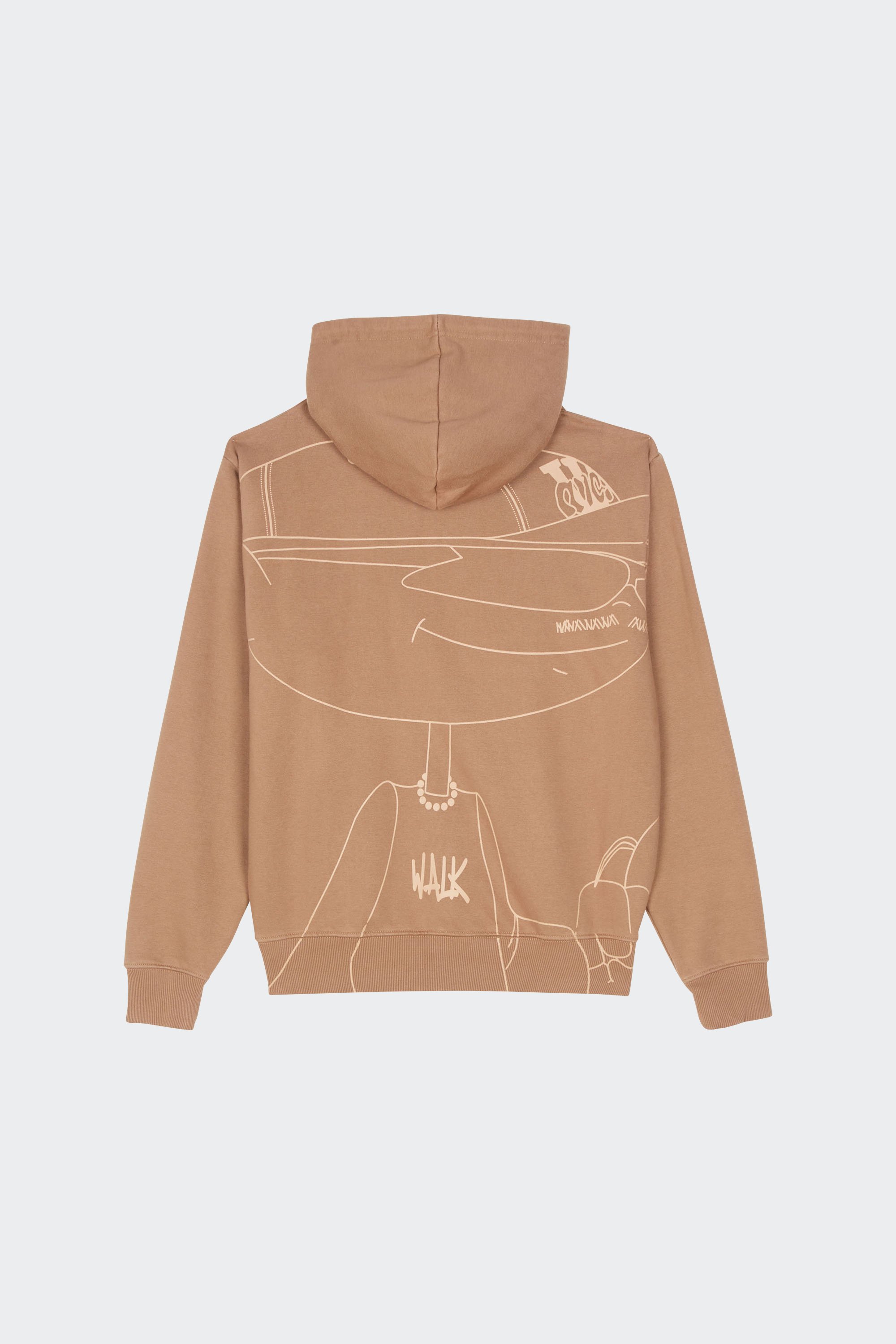 Hoodie | Marron by WALK IN PARIS Hoodie Marron