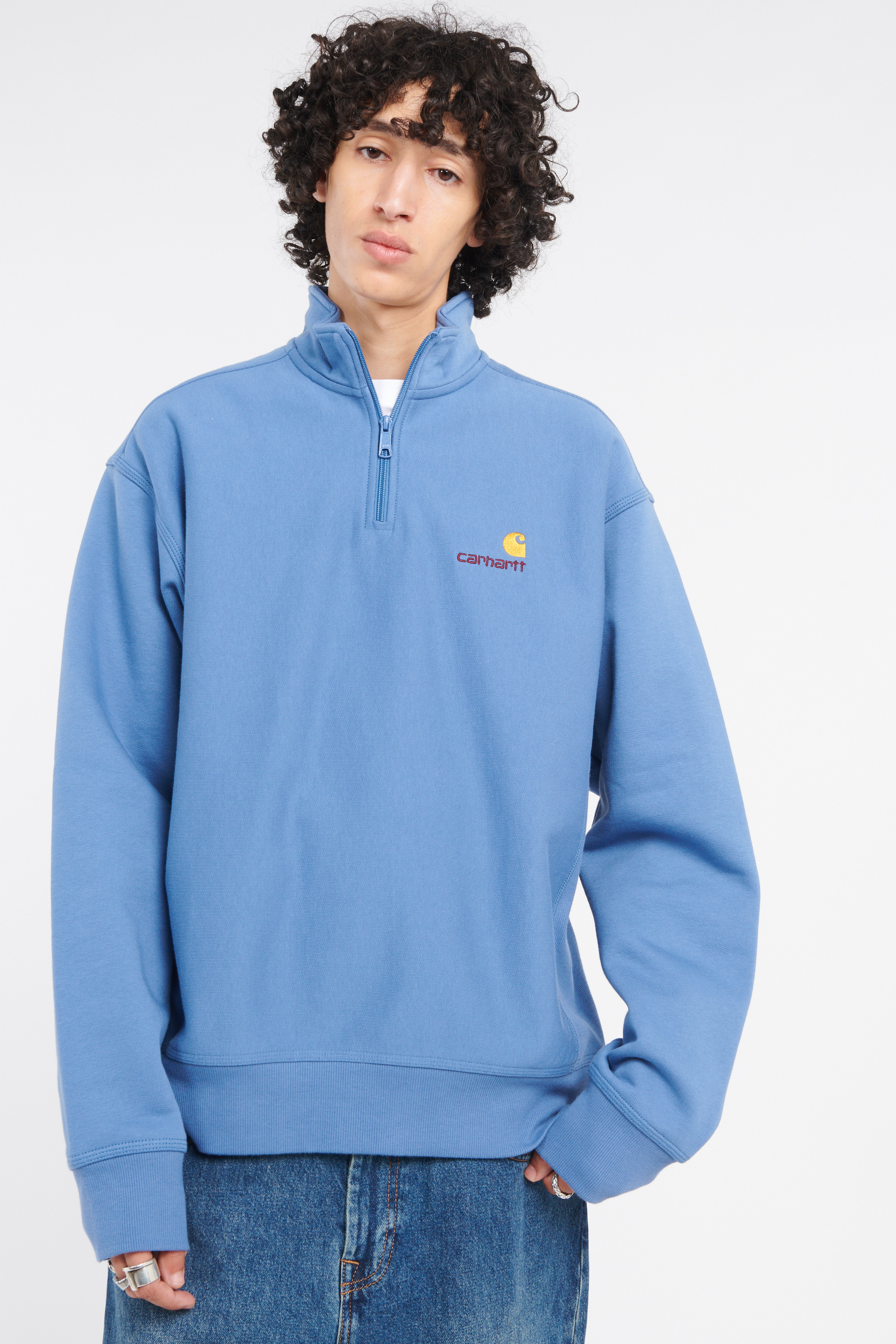 Sweat zippé  Bleu
