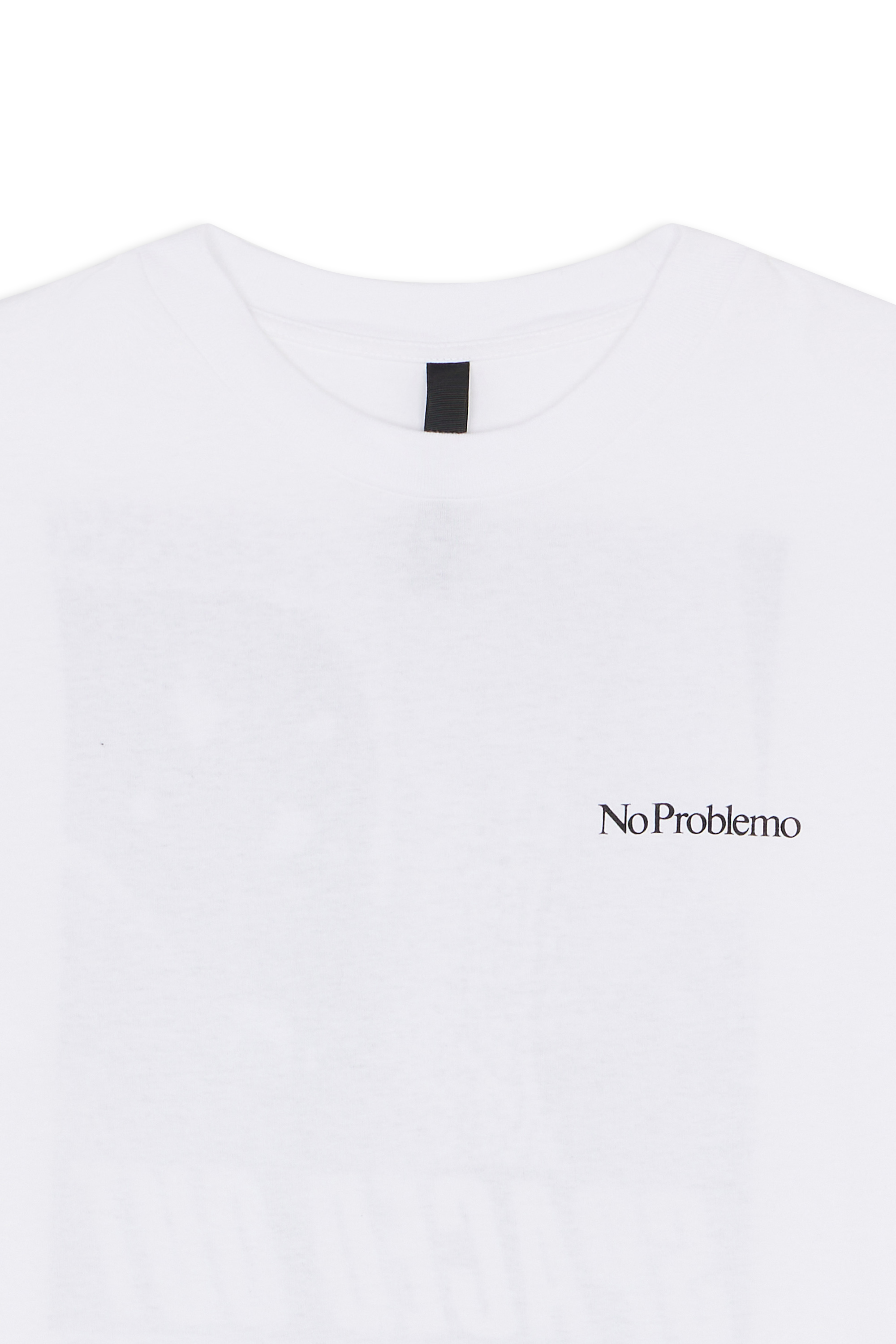 Regular-fit round-neck cotton T-shirt White