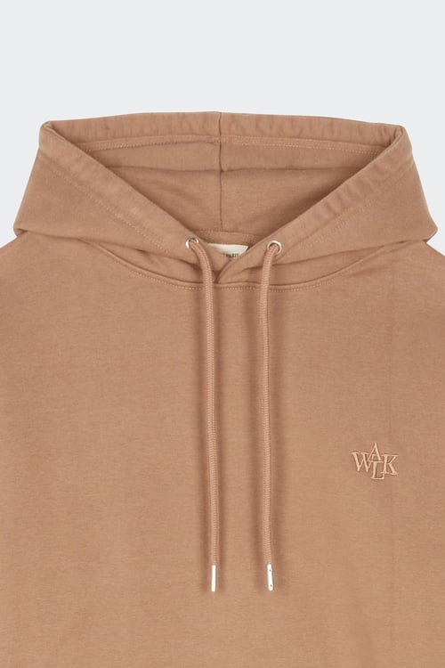 WALK IN PARIS Hoodie Marron