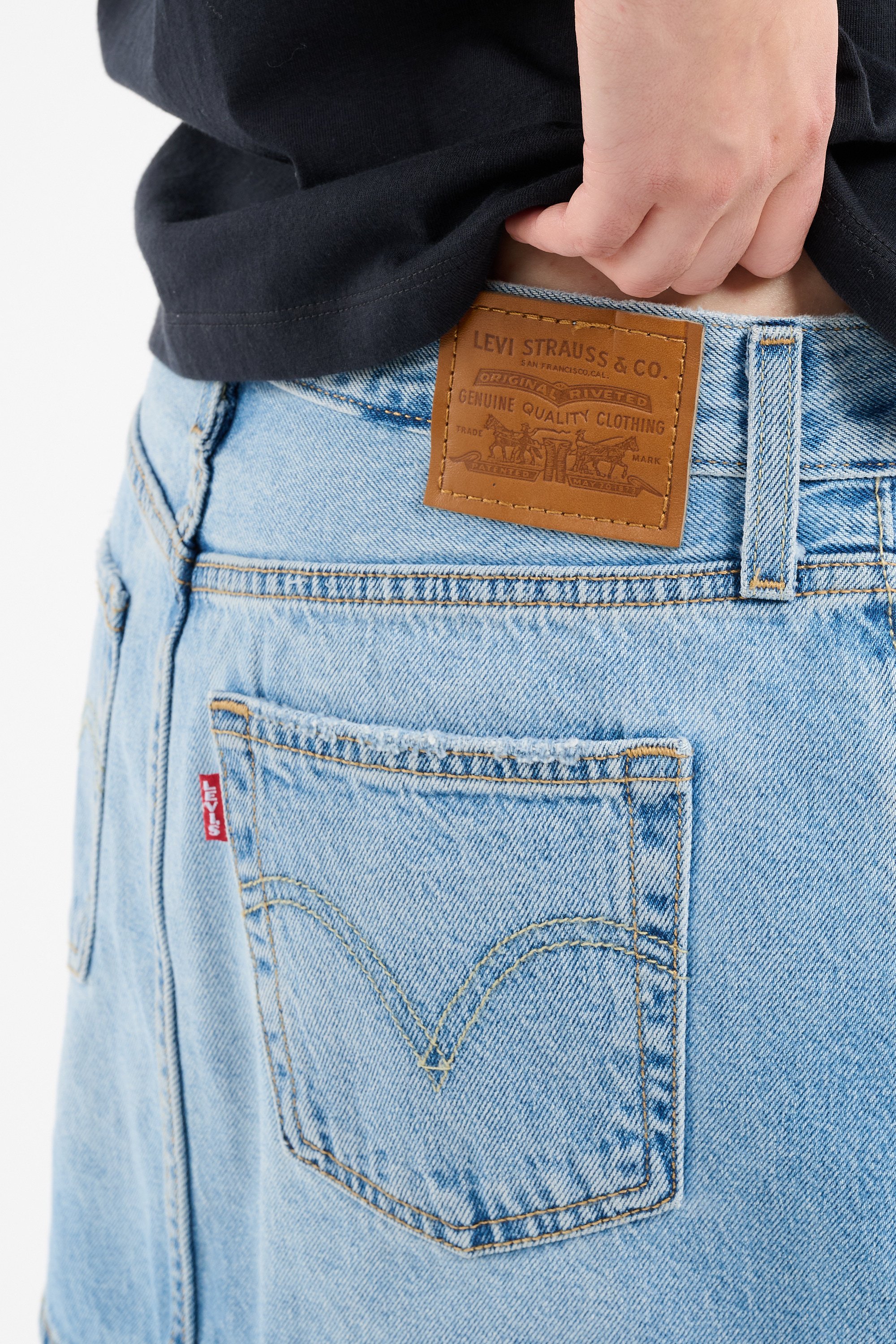 Jupe courte en denim | Bleu LEVI'S Femme