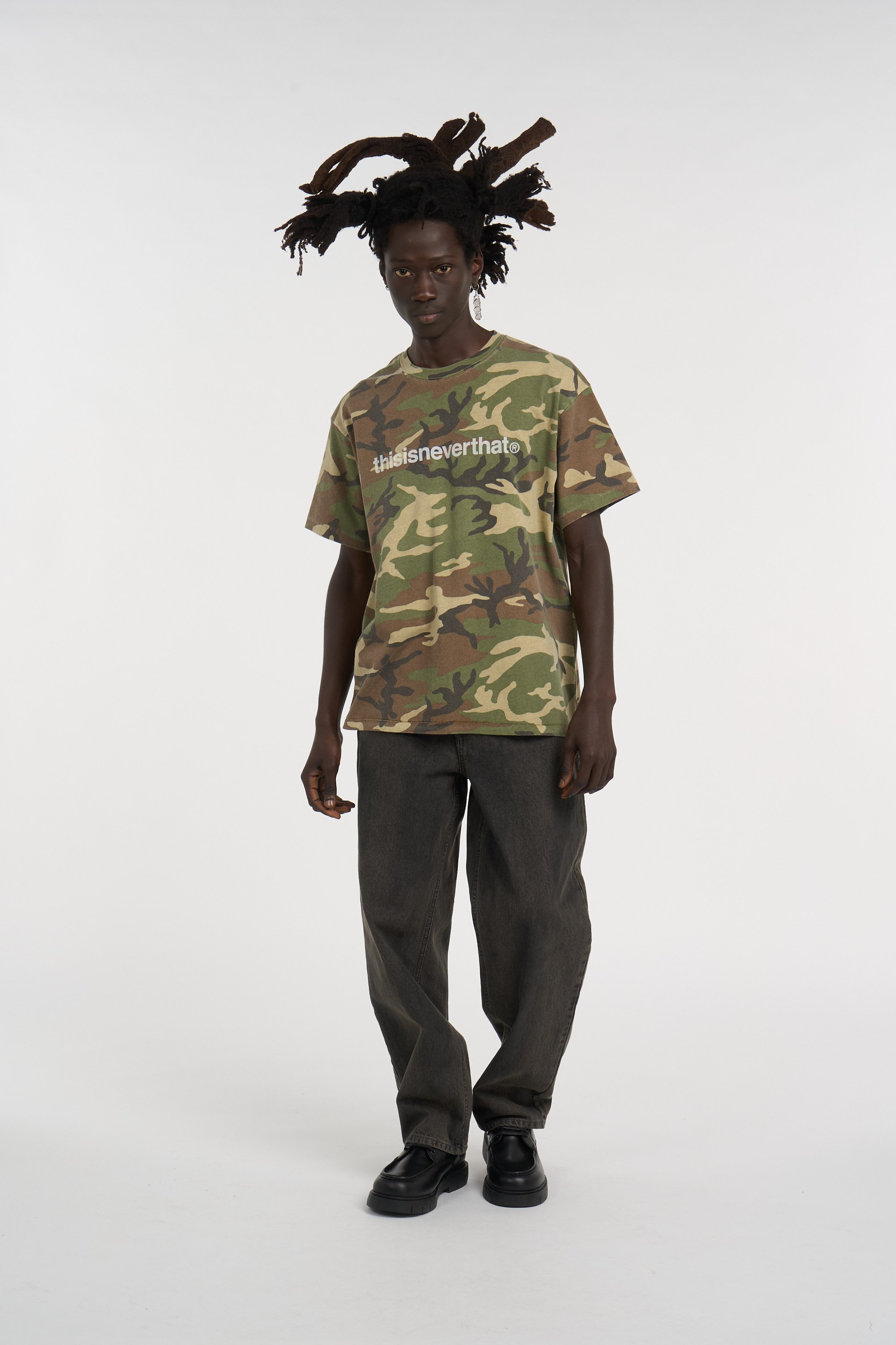 Regular-fit round-neck cotton T-shirt THISISNEVERTHAT Multicolored