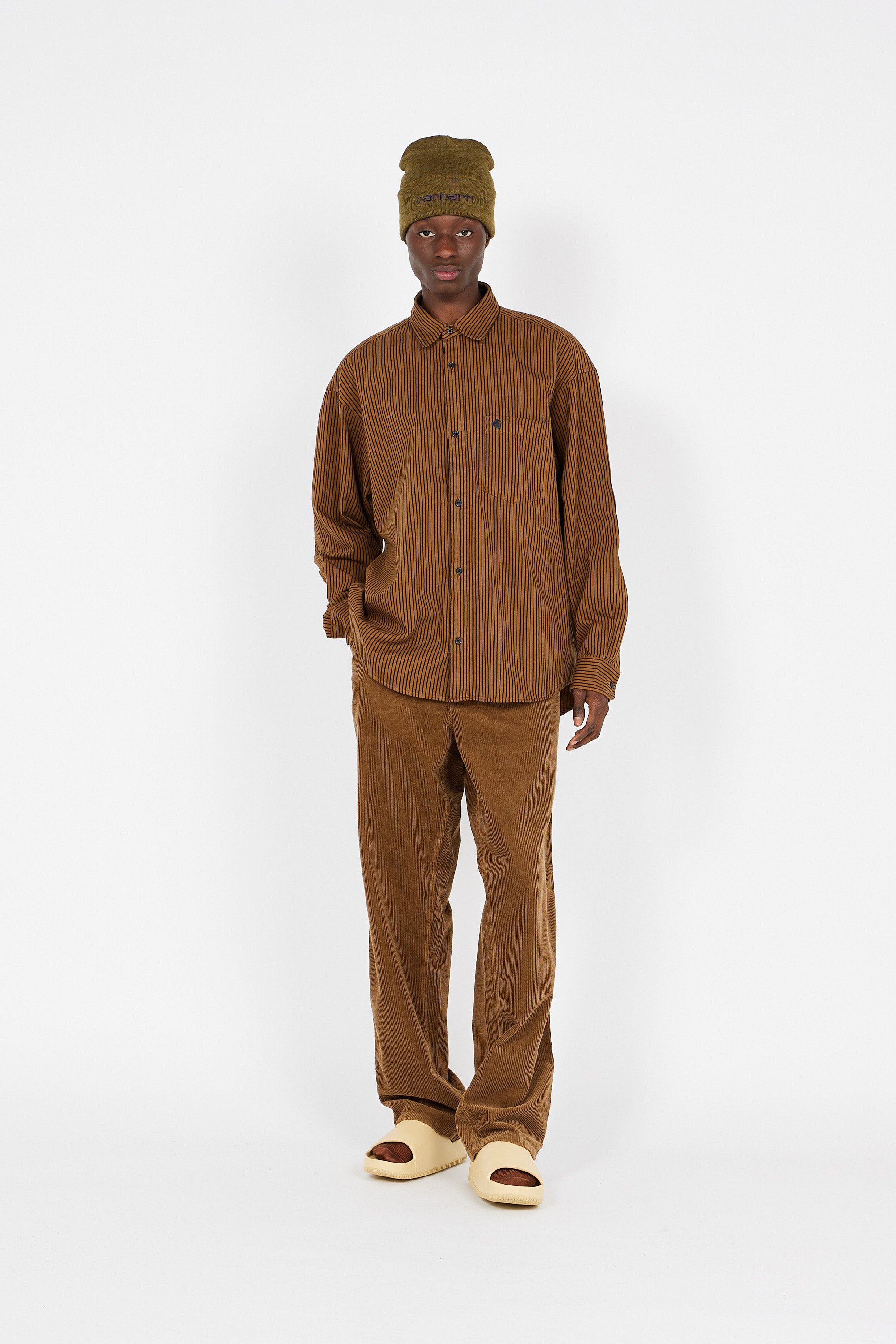 Shirt | Brown by CARHARTT WIP Shirt Brown