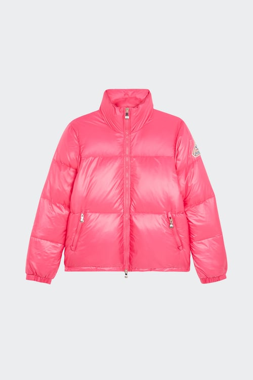 PYRENEX Lightweight quilted padded jacket with high neck Pink