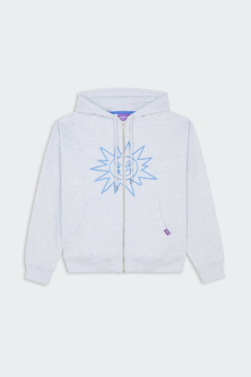JACKER Hoodie zippé Gris