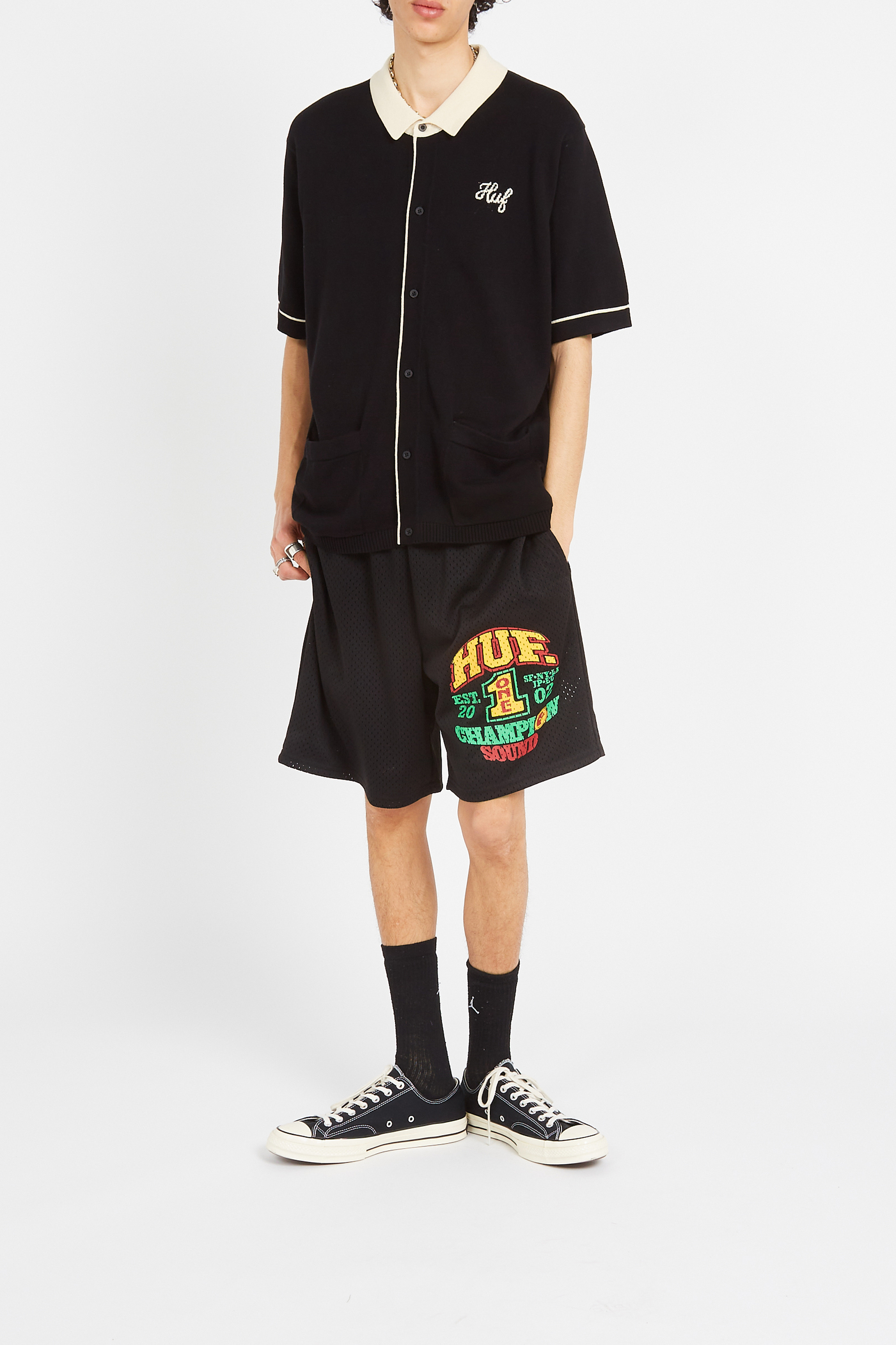 Short | Noir HUF Homme