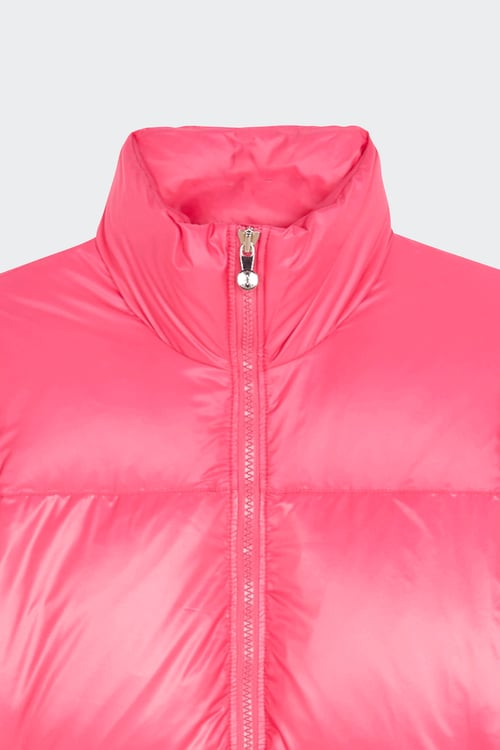 PYRENEX Lightweight quilted padded jacket with high neck Pink