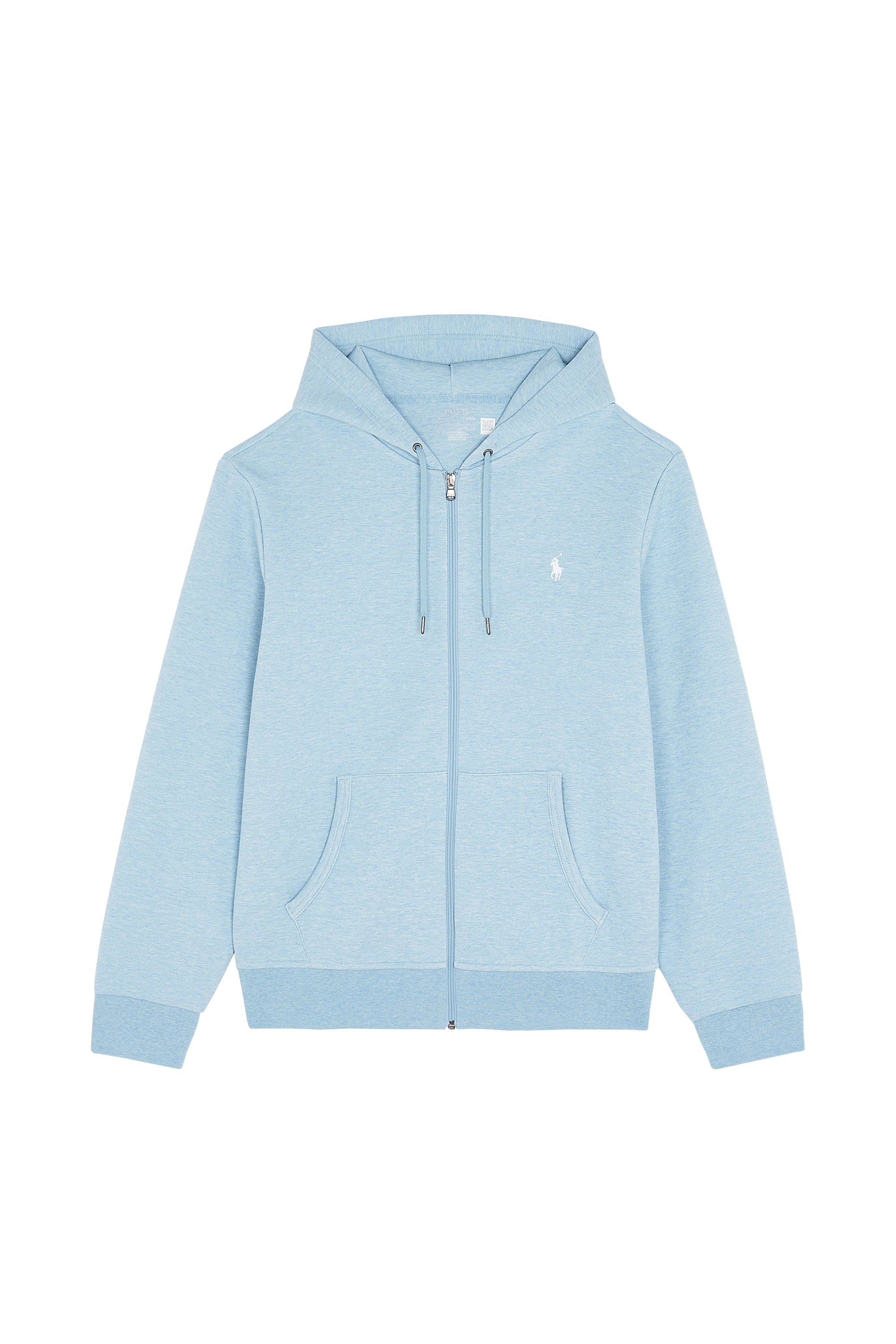 Hoodie zippé Bleu