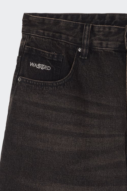 WASTED Shorts Black