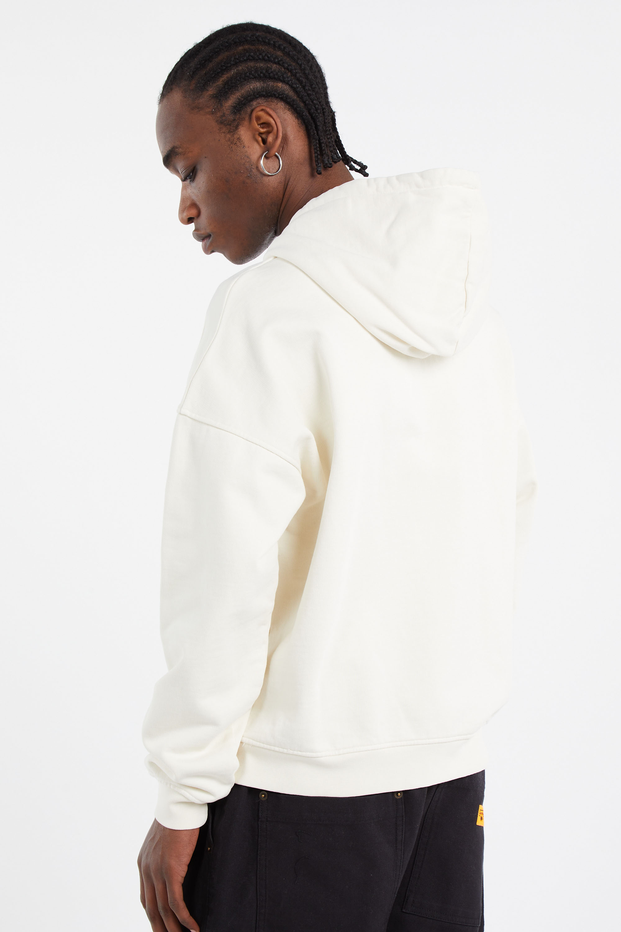 Hoodie zippé Beige
