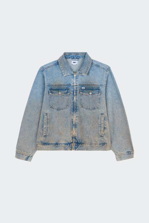 Obey - Veste - Taille S Bleu homme