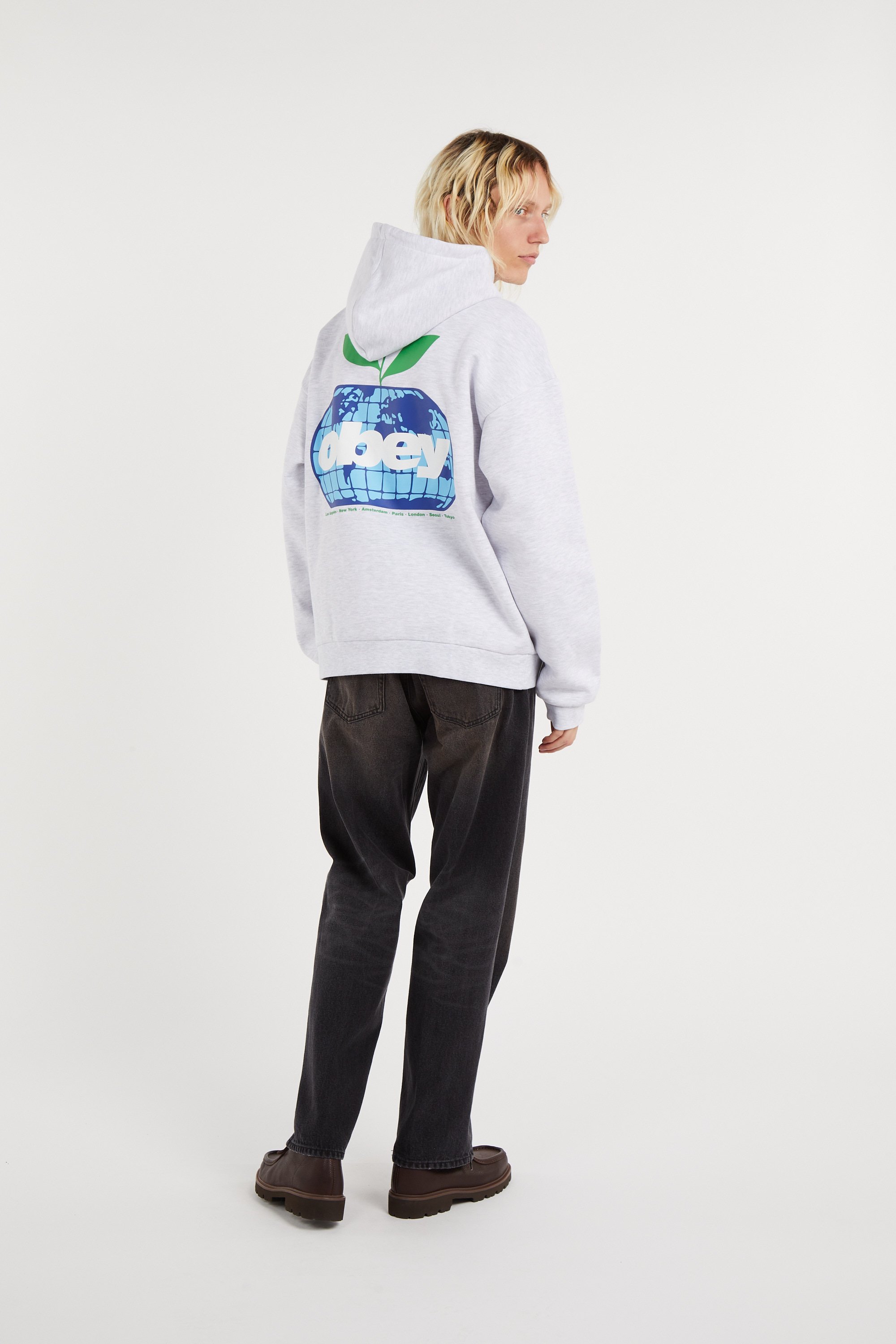 Tommy Badge Sweatshirt | Grey OBEY Men