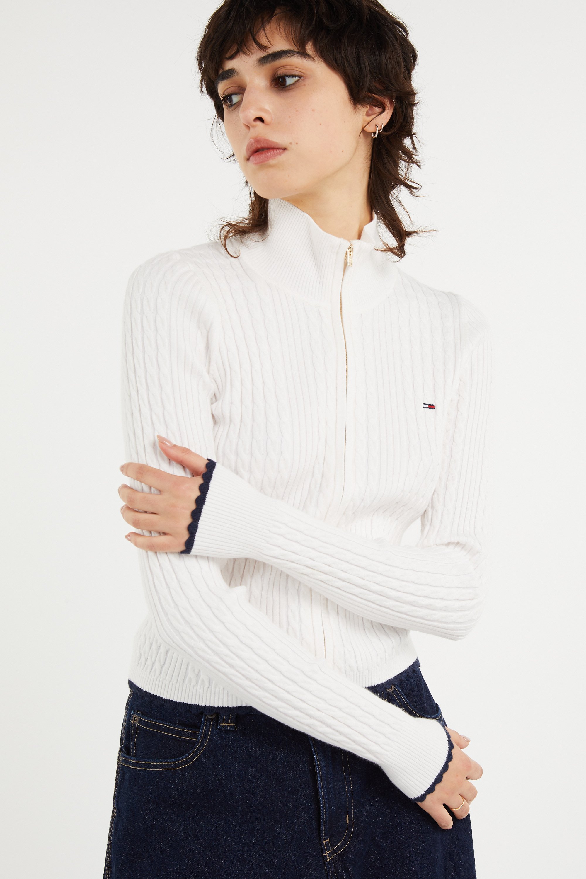 Cardigan | White TOMMY JEANS Women