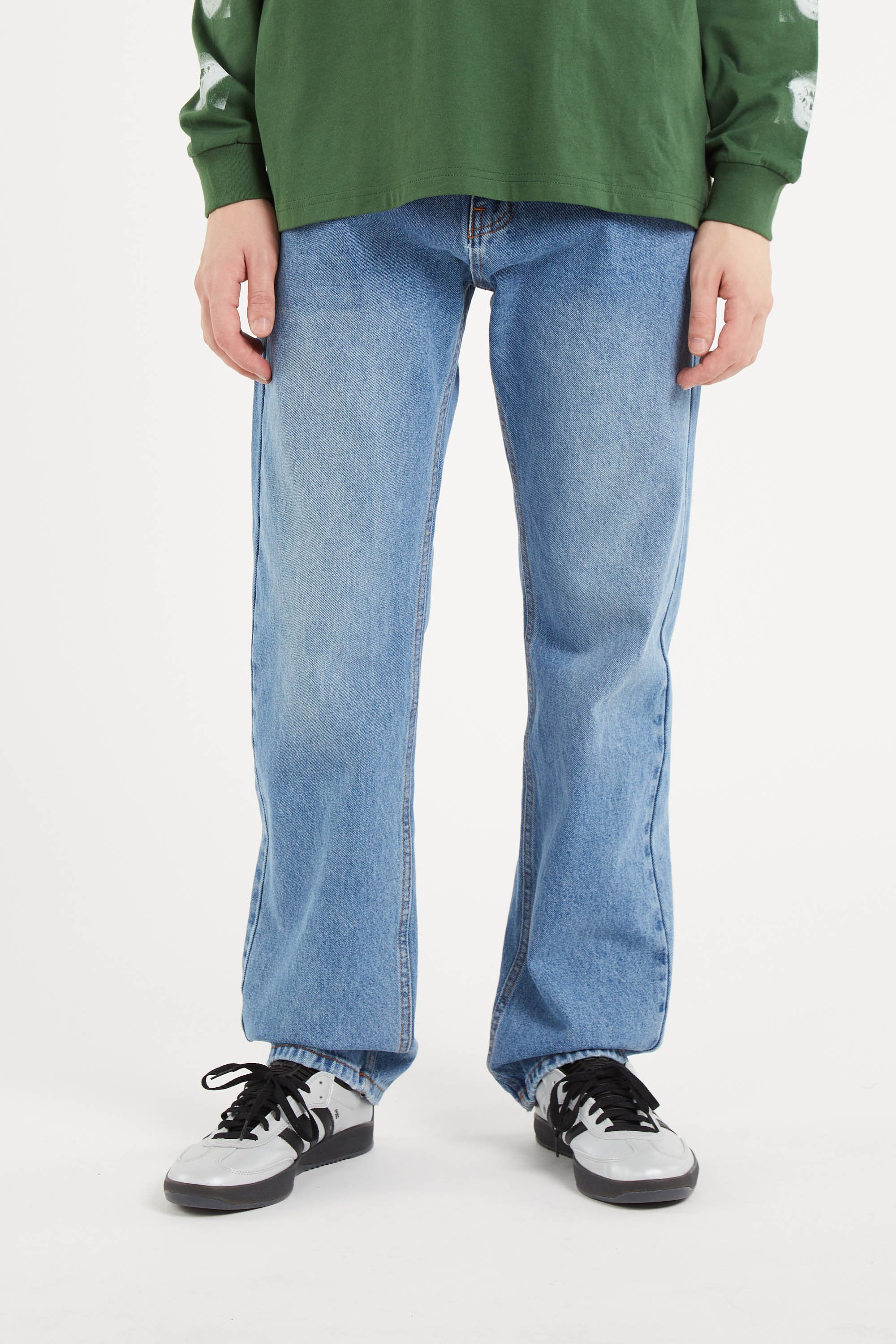 Jean large Bleu