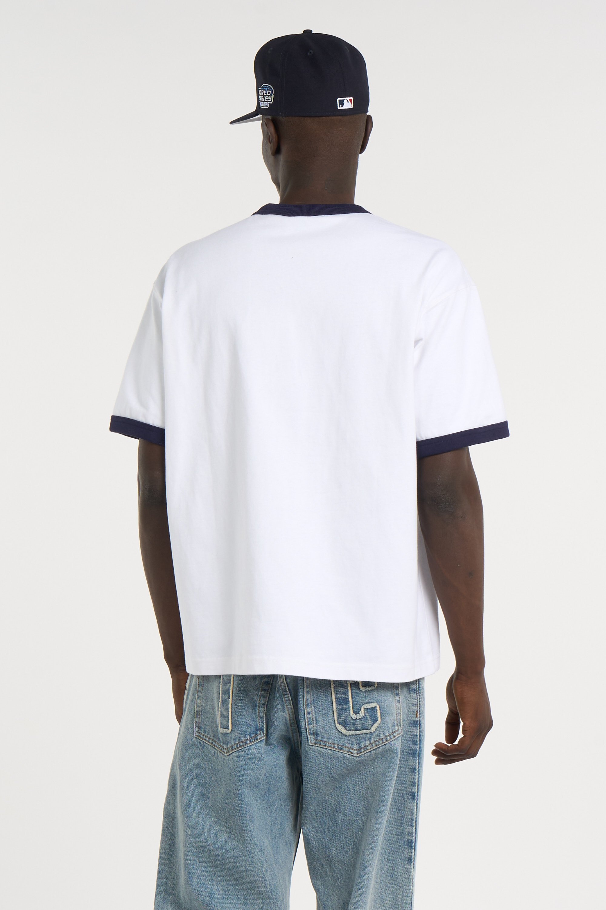 Regular-fit round-neck cotton T-shirt | White ICE CREAM Men