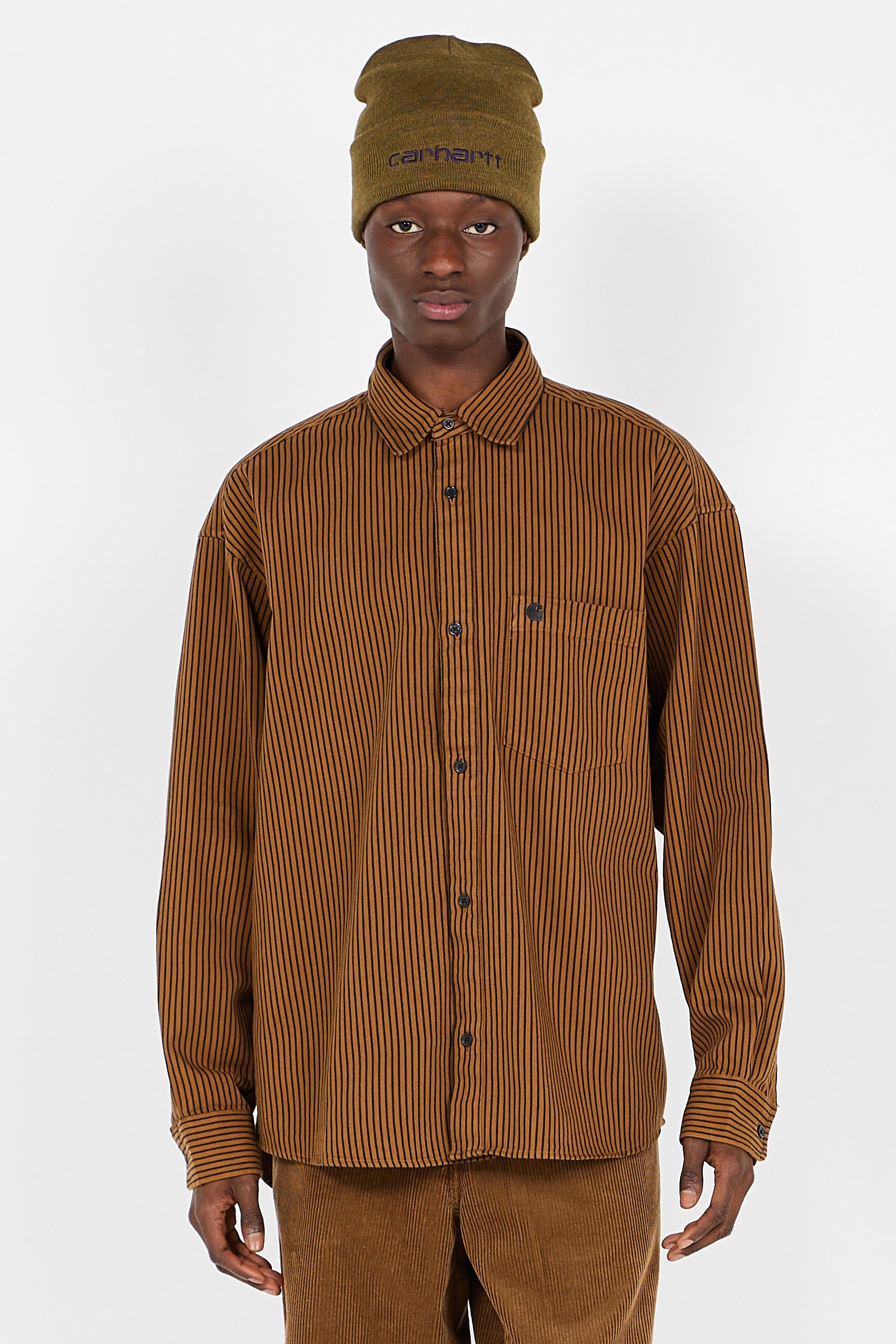 Shirt | Brown by CARHARTT WIP Shirt Brown