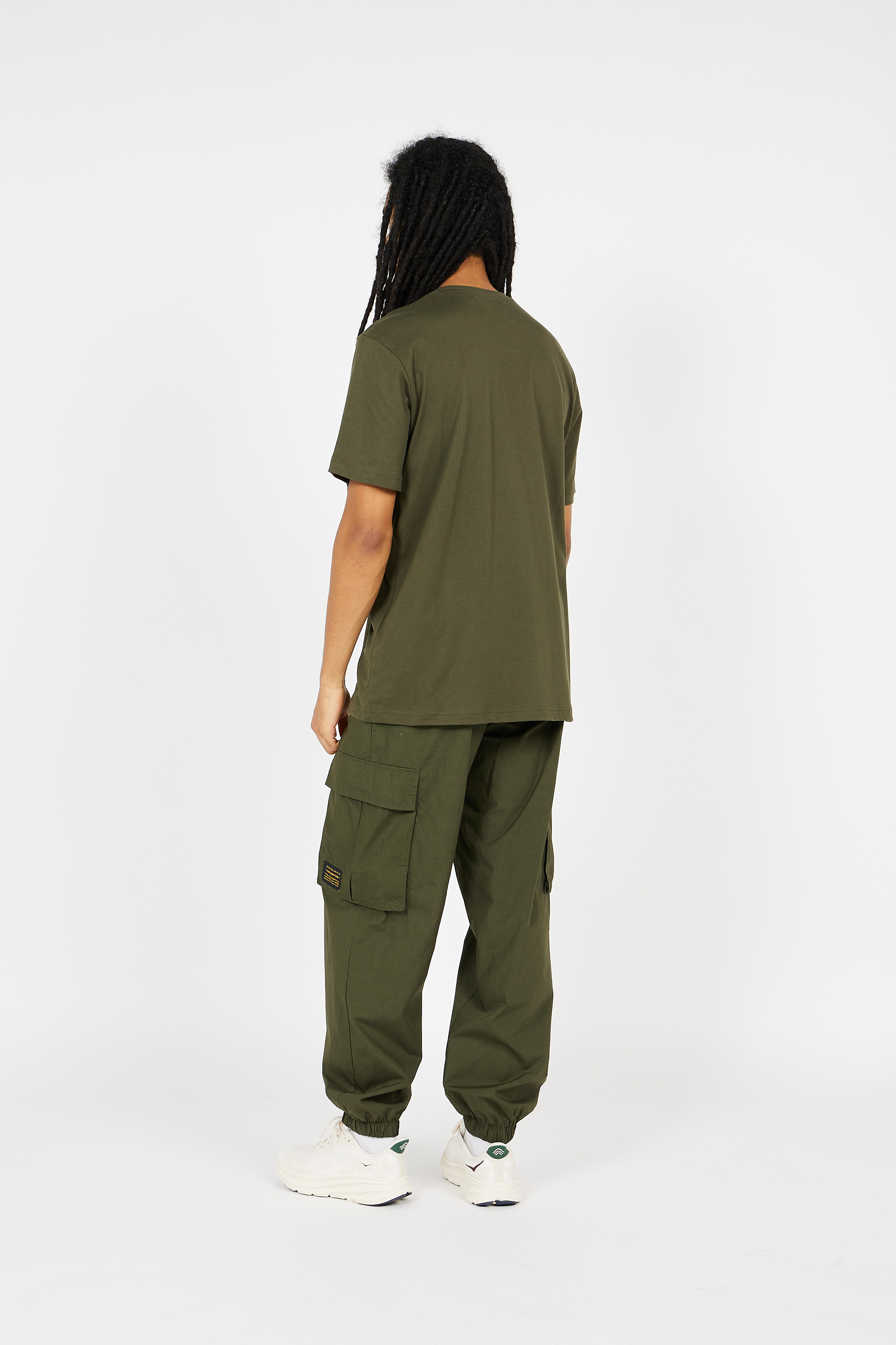 Pantalon cargo Vert