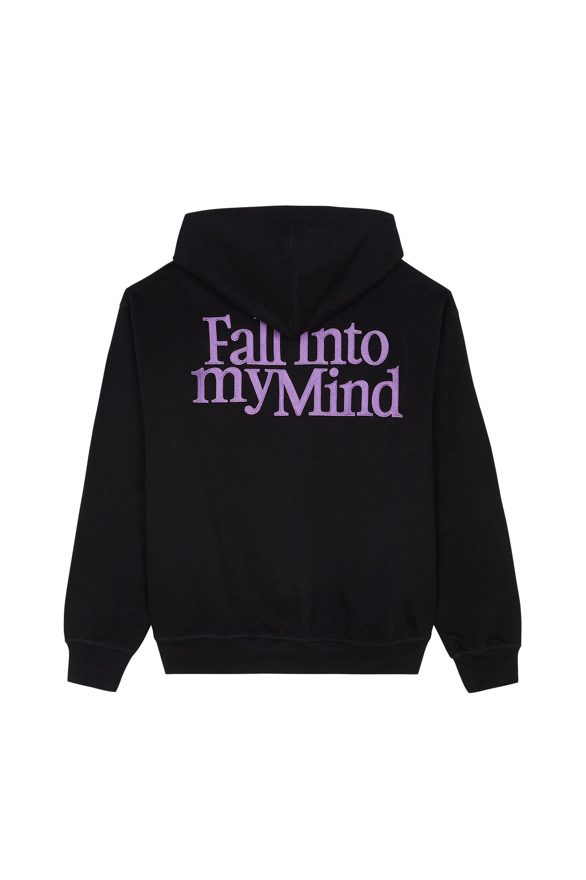 Regular-fit zip-up cotton-blend hoodie with Pony Player Black