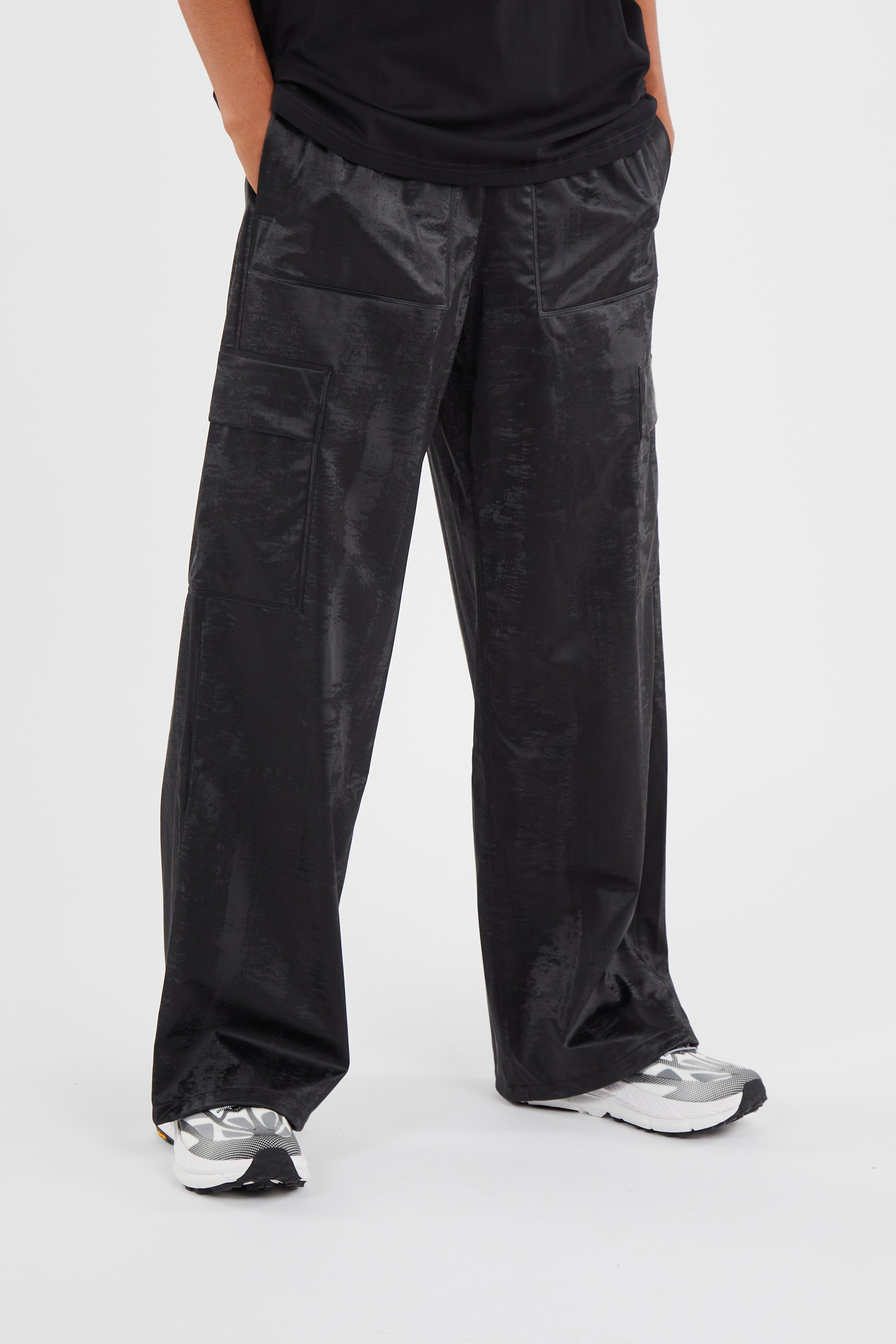 Pantalon cargo Noir