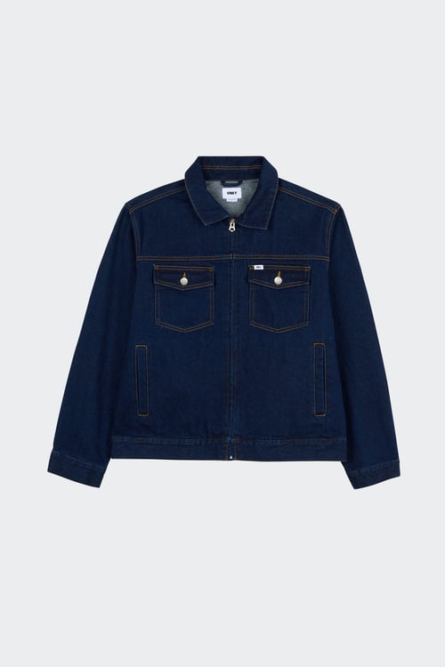 Obey - Veste - Taille M Bleu homme