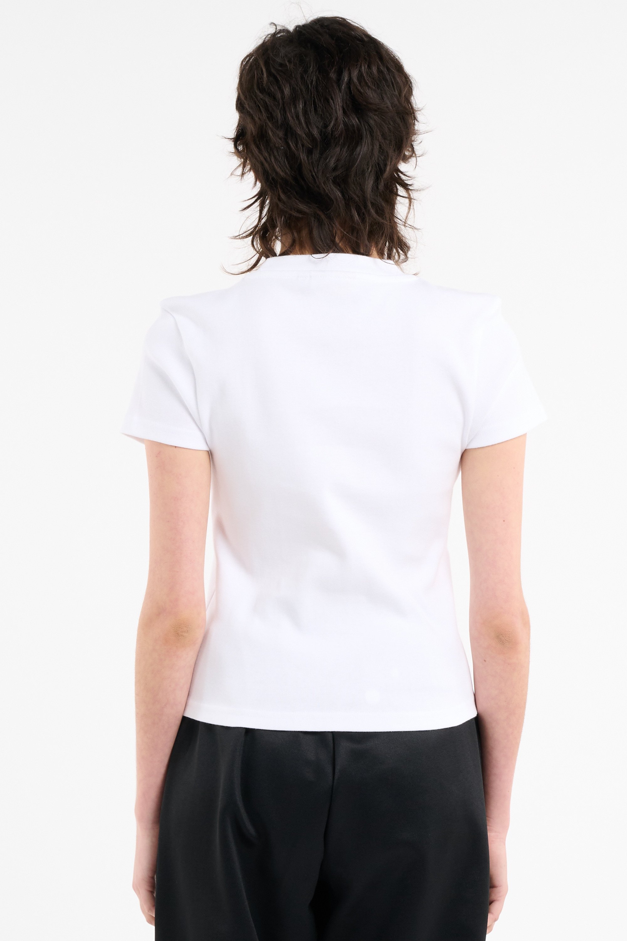Regular-fit round-neck cotton T-shirt | White CARHARTT WIP Women