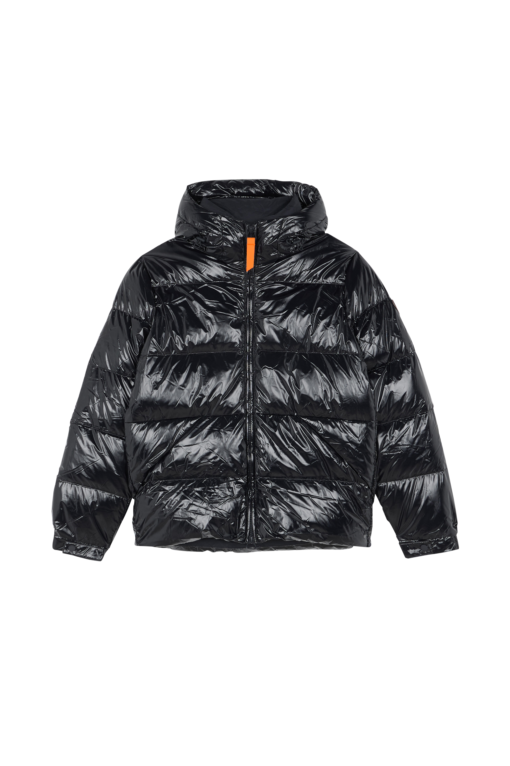 Lightweight quilted padded jacket with high neck GERTRUDE Black