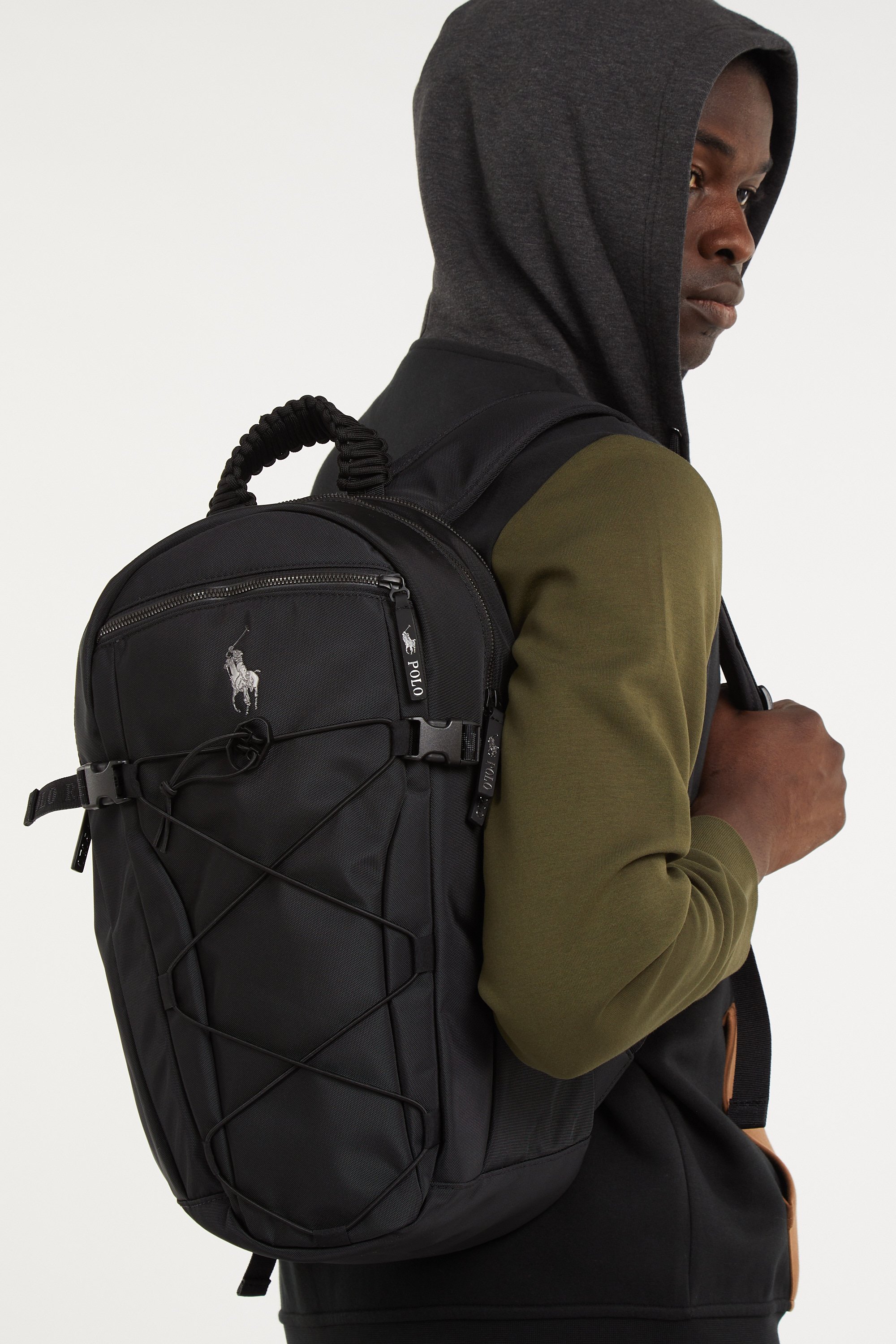 Canvas backpack | Black POLO RALPH LAUREN Men