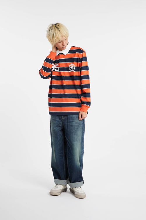 TOMMY JEANS Polo shirt Orange
