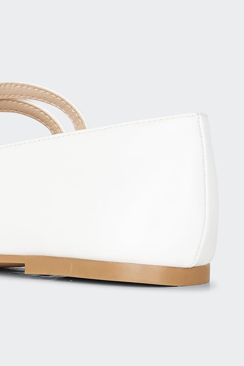 VANESSA WU Ballerines Blanc