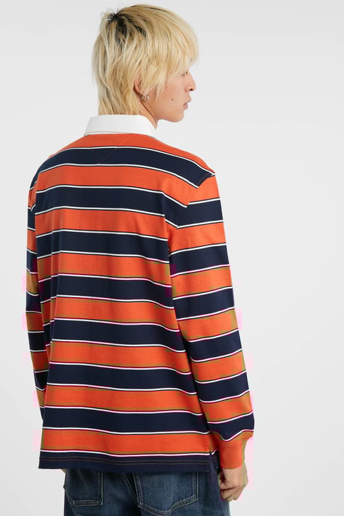 TOMMY JEANS Polo shirt Orange