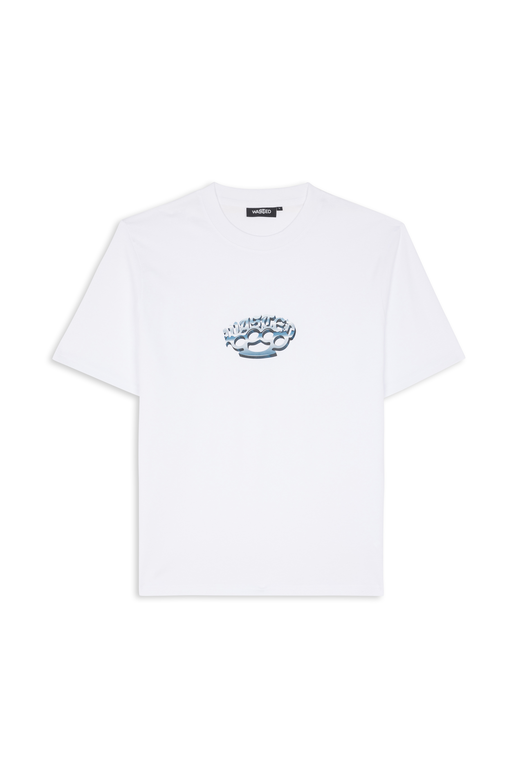 Regular-fit round-neck cotton T-shirt White