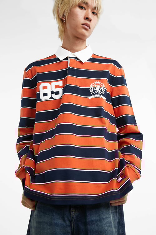 TOMMY JEANS Polo shirt Orange