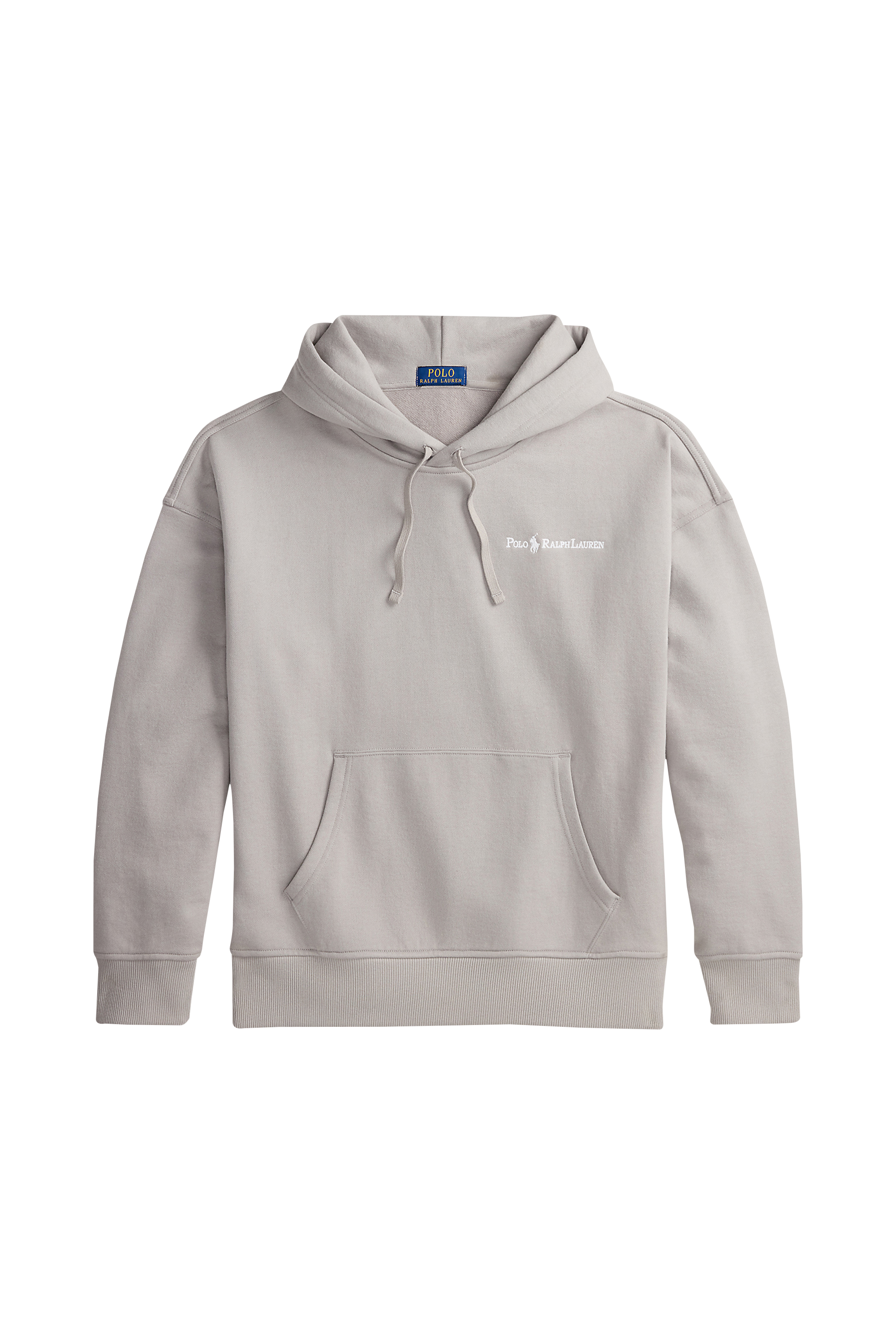 Hoodie Relaxed Fit Logo Fleece Hoodie Grey dawn